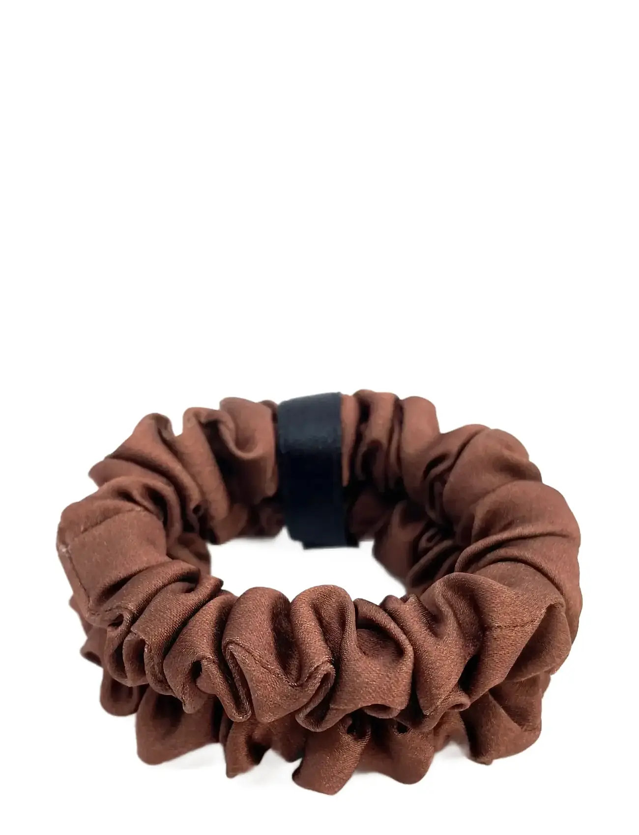 Pipol's Bazaar Delize De Luxe Scrunchie Brown 2 Pcs, One Size, Brown, Hårtilbehør > Scrunchies, Dame