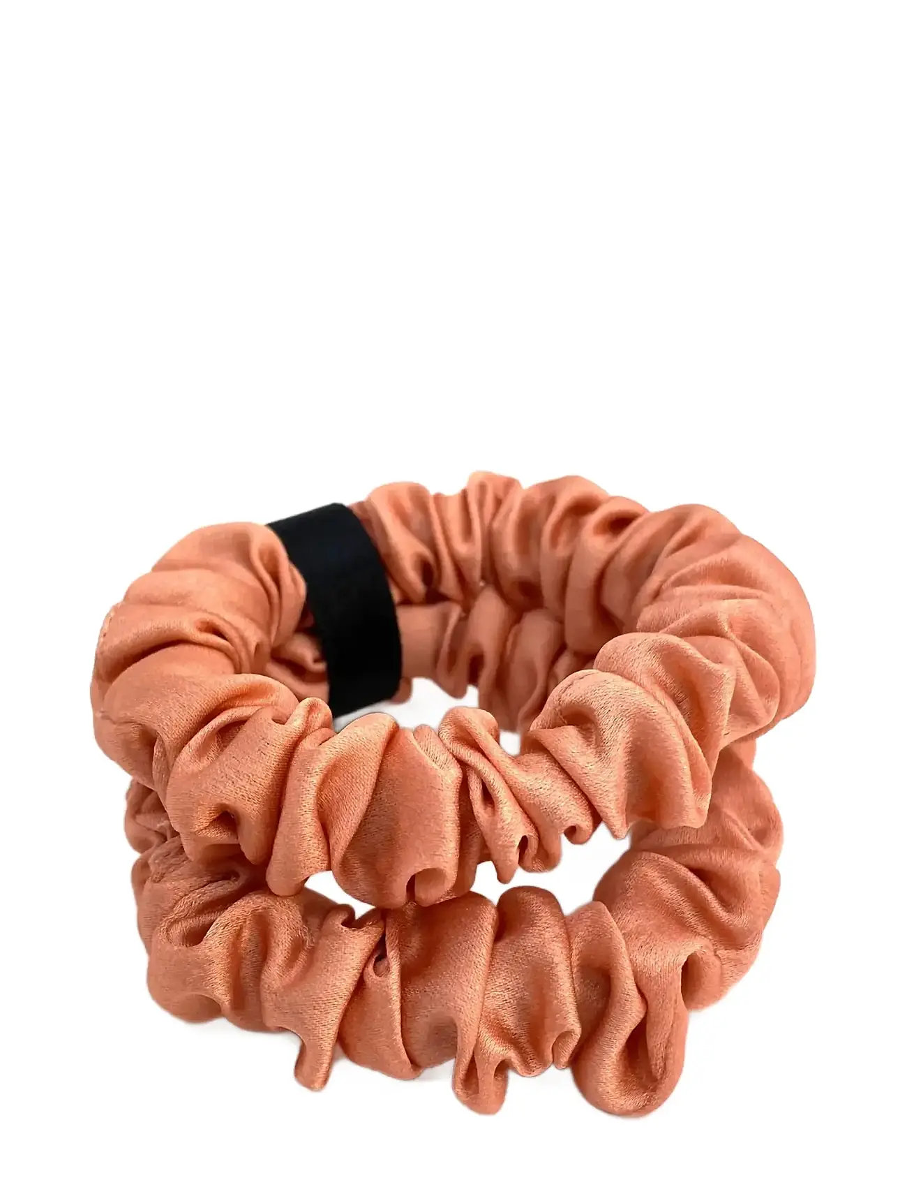 Pipol's Bazaar Delize De Luxe Scrunchie Pink 2 Pcs, One Size, Coral, Hårtilbehør > Scrunchies, Dame