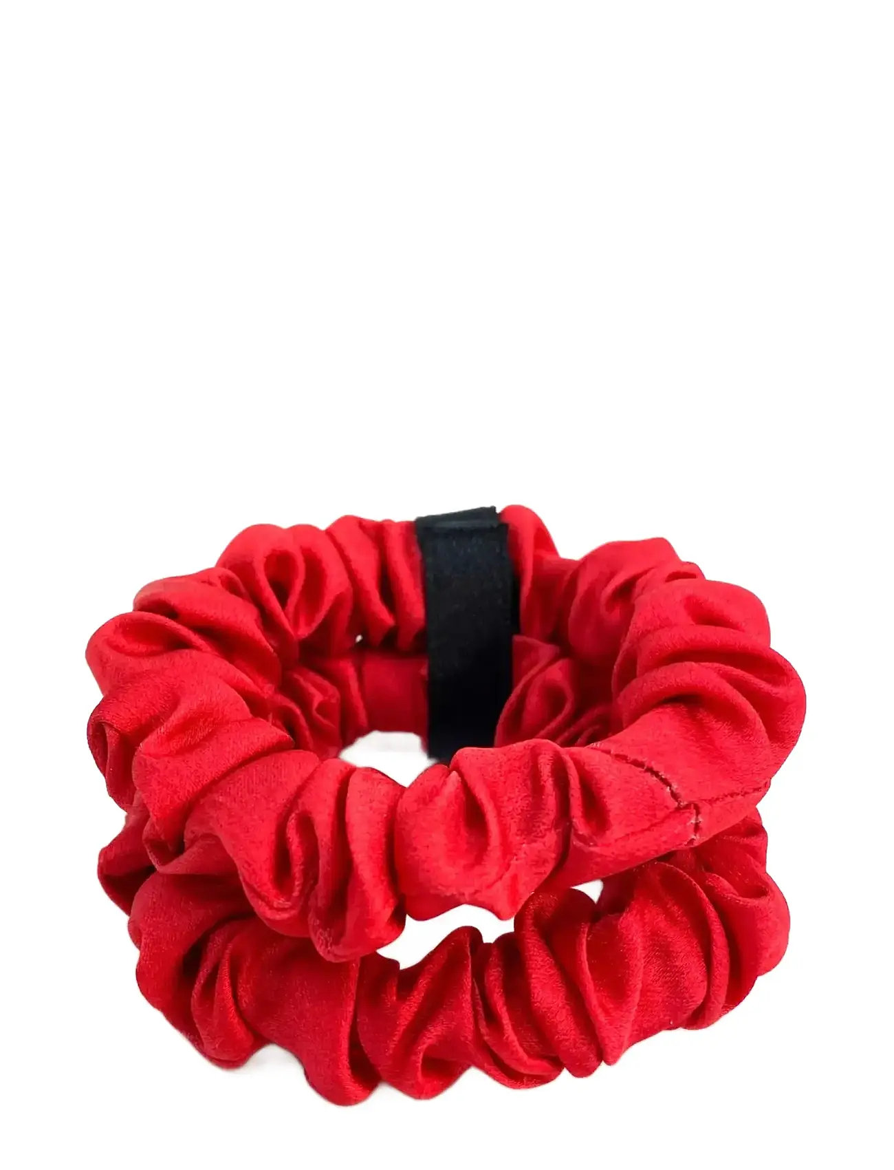 Pipol's Bazaar Delize De Luxe Scrunchie Red 2 Pcs, One Size, Red, Hårtilbehør > Scrunchies, Dame