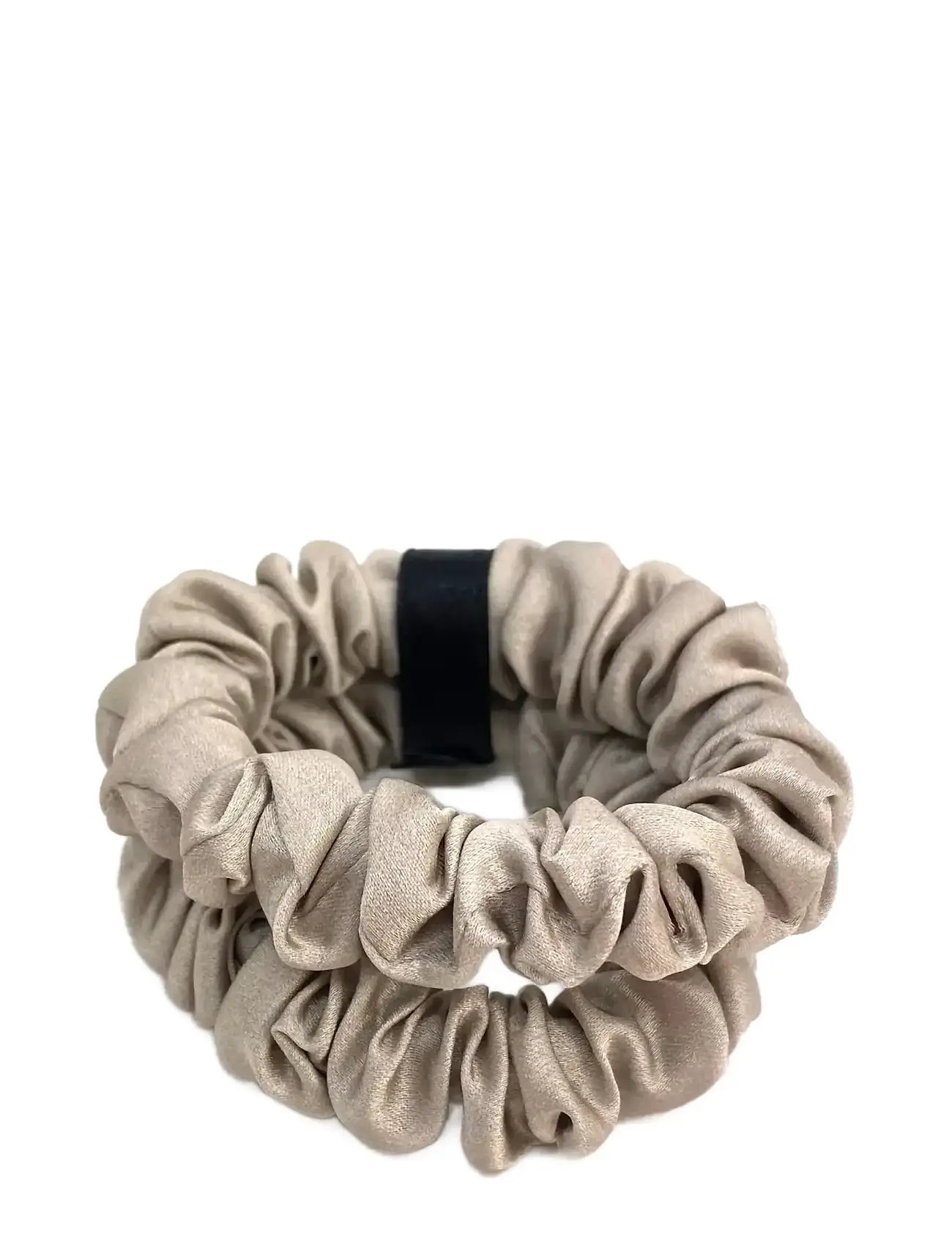Pipol's Bazaar Delize De Luxe Scrunchie Beige 2 Pcs, One Size, Beige, Hårtilbehør > Scrunchies, Dame