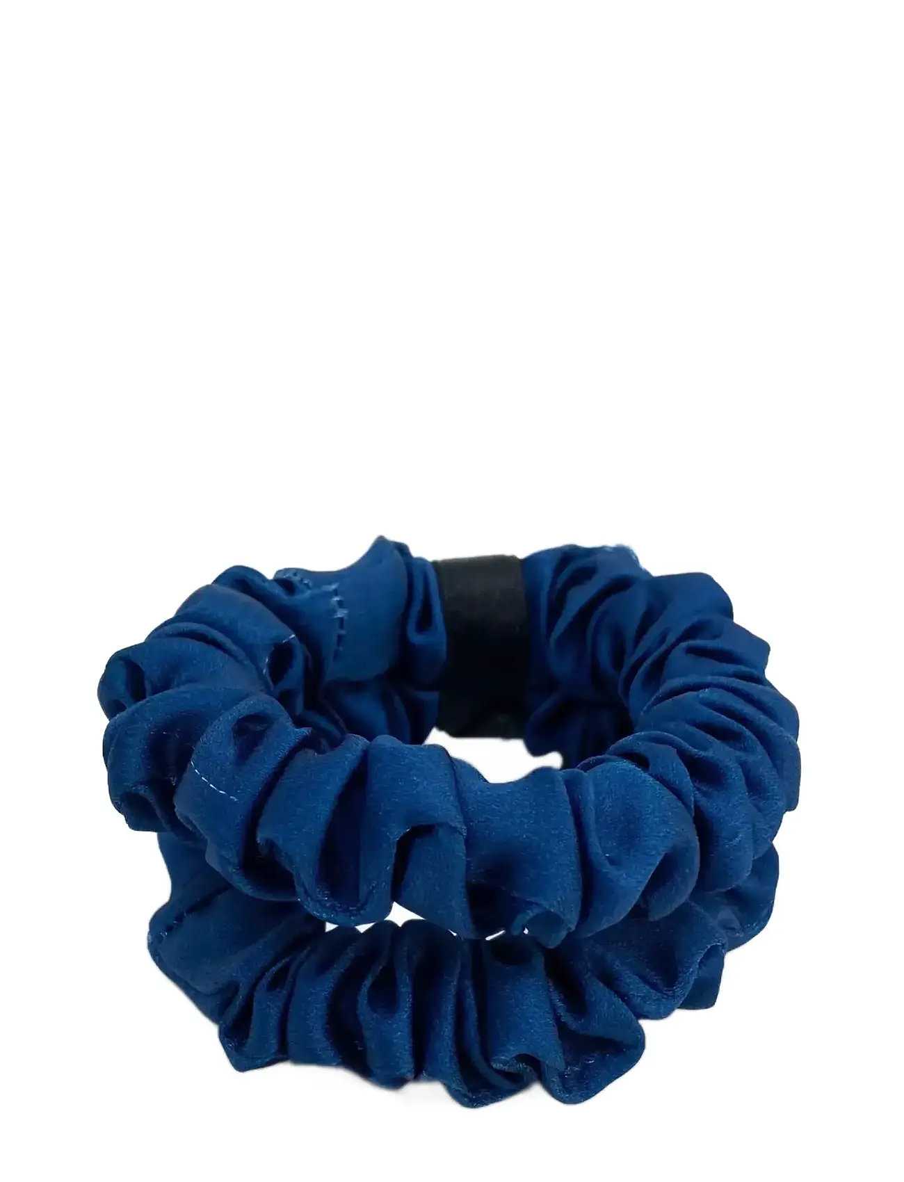 Pipol's Bazaar Delize De Luxe Scrunchie Blue 2 Pcs, One Size, Blue, Hårtilbehør > Scrunchies, Dame