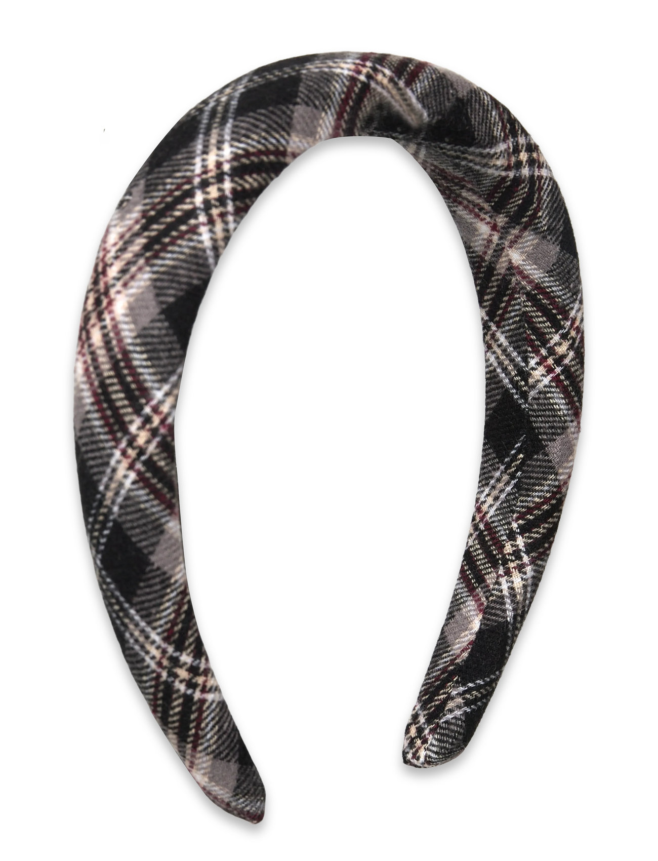 PIPOL'S BAZAAR Tartan Head Schwarz Patterned - One Size - Damen