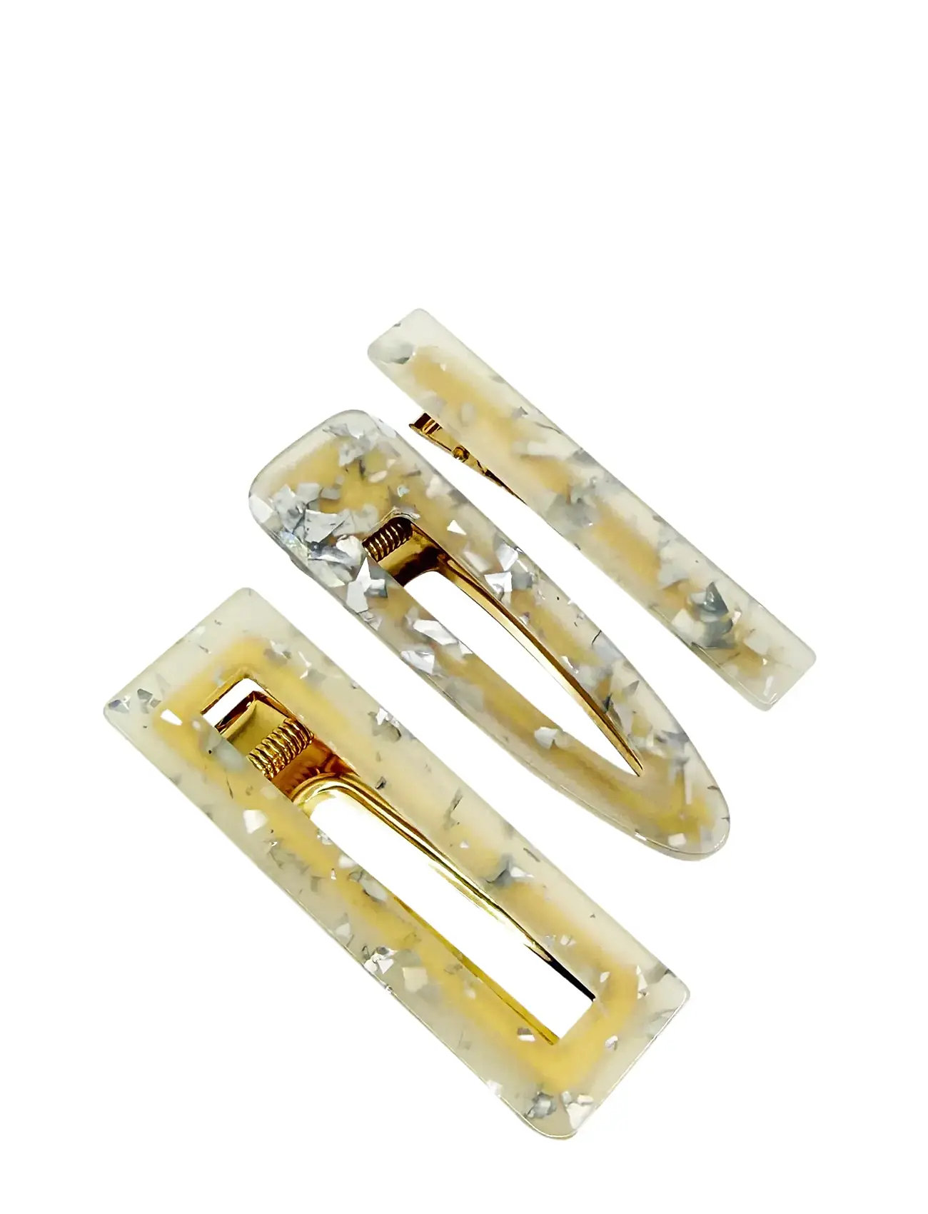 Pipol's Bazaar Betsy Hair Clip 3 Pcs Blue Spot, One Size, Blue, Hair Accessories > Hair Clip, Dame