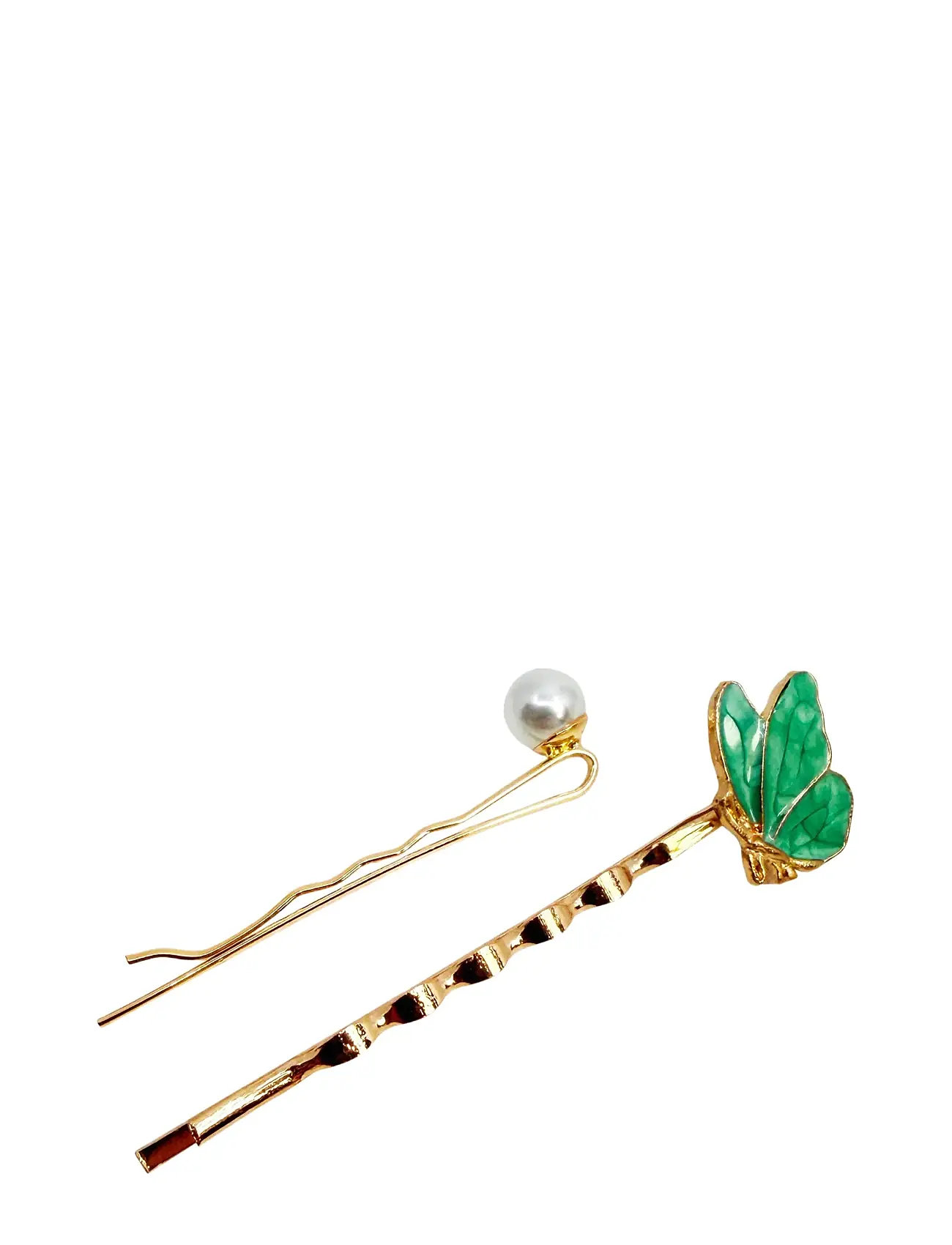 PIPOL'S BAZAAR Somber Hair Pin Blau 2 Pcs Gold - One Size - Damen