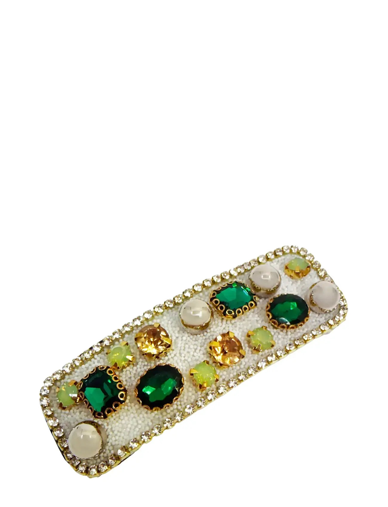 Pipol's Bazaar La Rochelle Barette Green, One Size, Green, Hair Accessories > Hair Clip, Dame