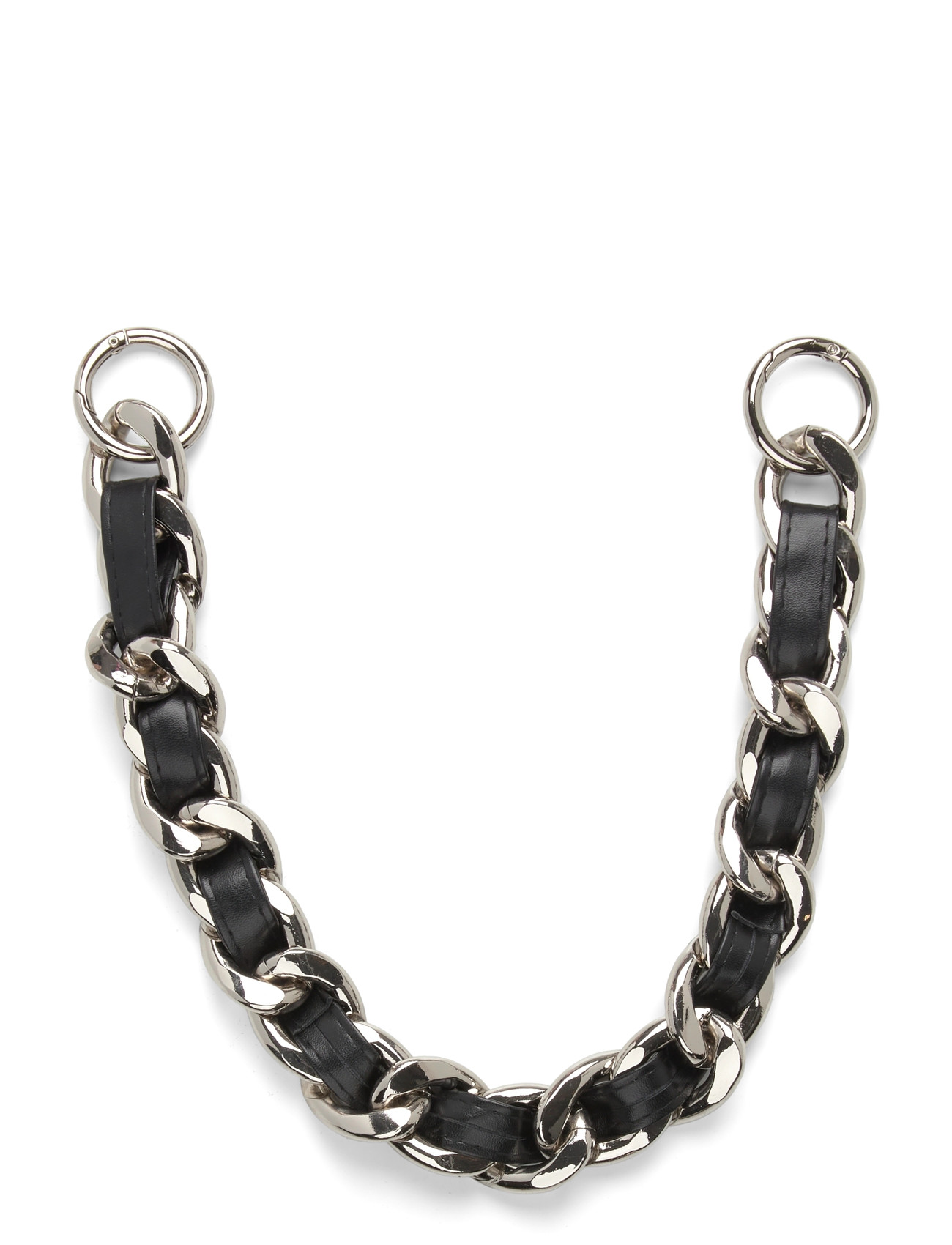 PIPOL'S BAZAAR Mega Chunk Chain Silber Schwarz - One Size - Damen
