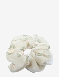 Flores Scrunchy - scrunchies - beige