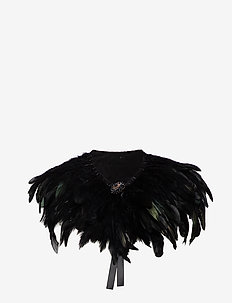 Majestic Feather Pipols Collar - BLACK