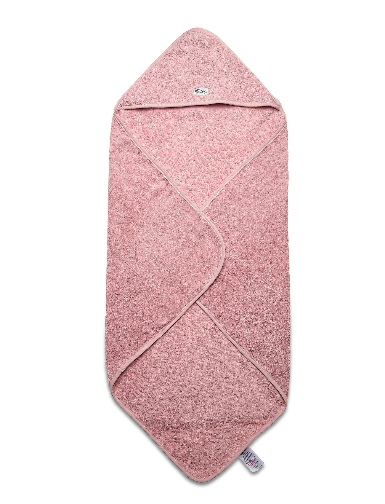 PIPPI Organic Hooded Handtuch Pink - One Size - Kinder