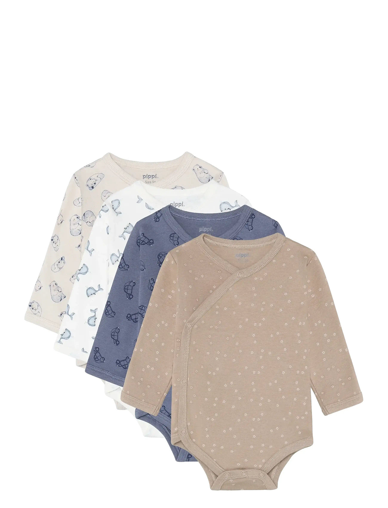 PIPPI Body Wrap Ao-Printed (4-Pack) Patterned - 68 - Kinder