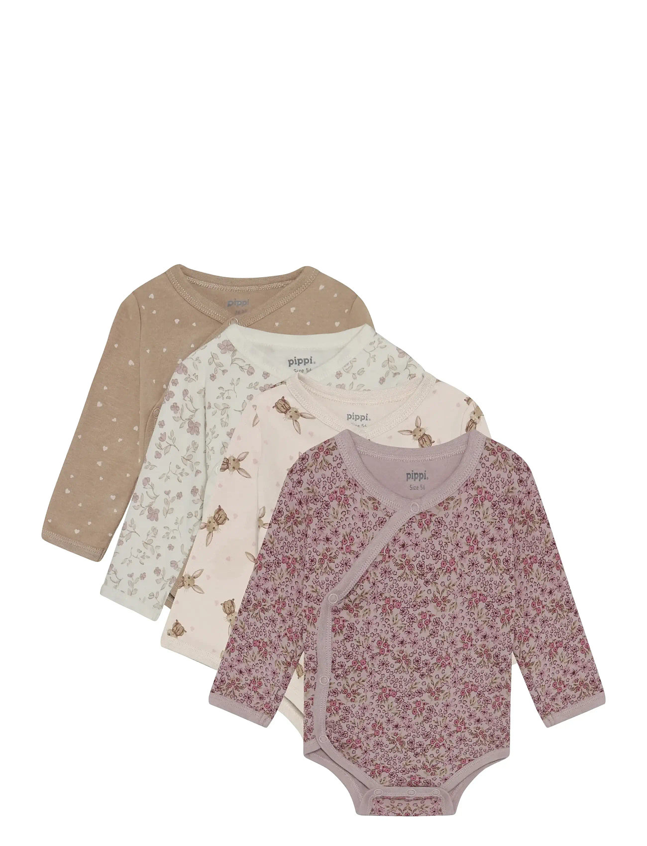 PIPPI Body Wrap Ao-Printed (4-Pack) Patterned - 74 - Kinder