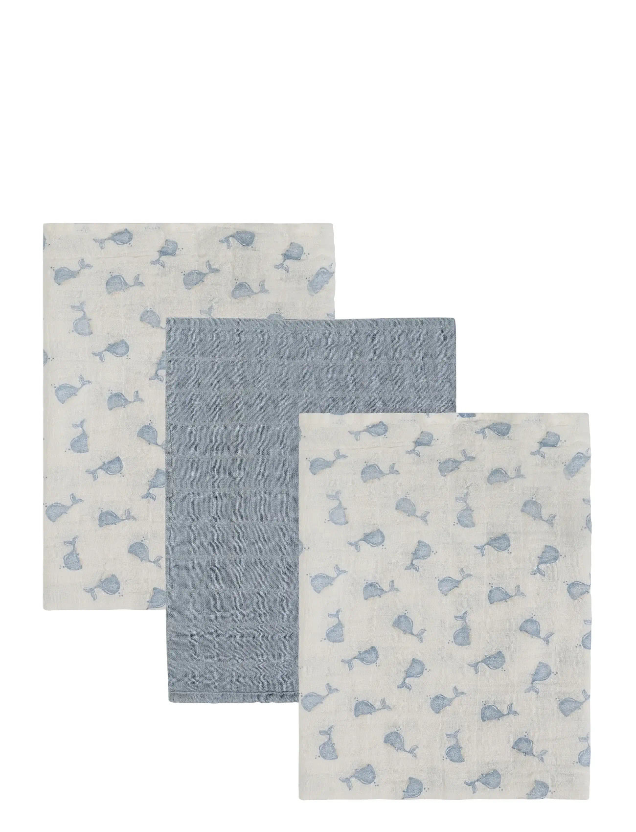 PIPPI Organic Cloth Muslin (3-Pack) Blau - 6565 CM - Kinder
