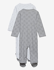 Pippi - Nightsuit w/f -buttons 2-pack - grenouillères - harbor mist - 1