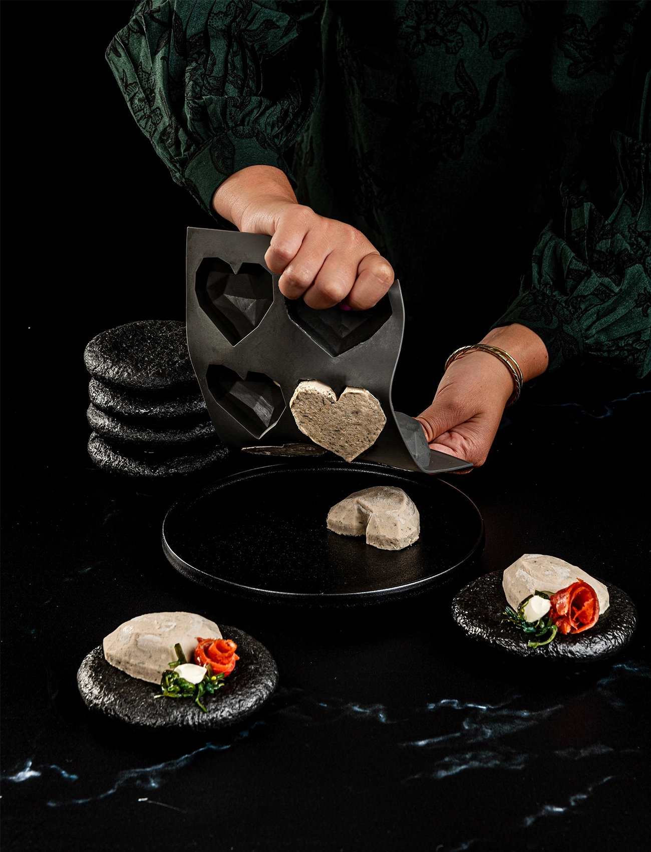 Plate it Molds Love At First Bite Set 3 Plate-It, One Size, Grey, Køkkenredskaber > Andre Køkkenredskaber, Unisex