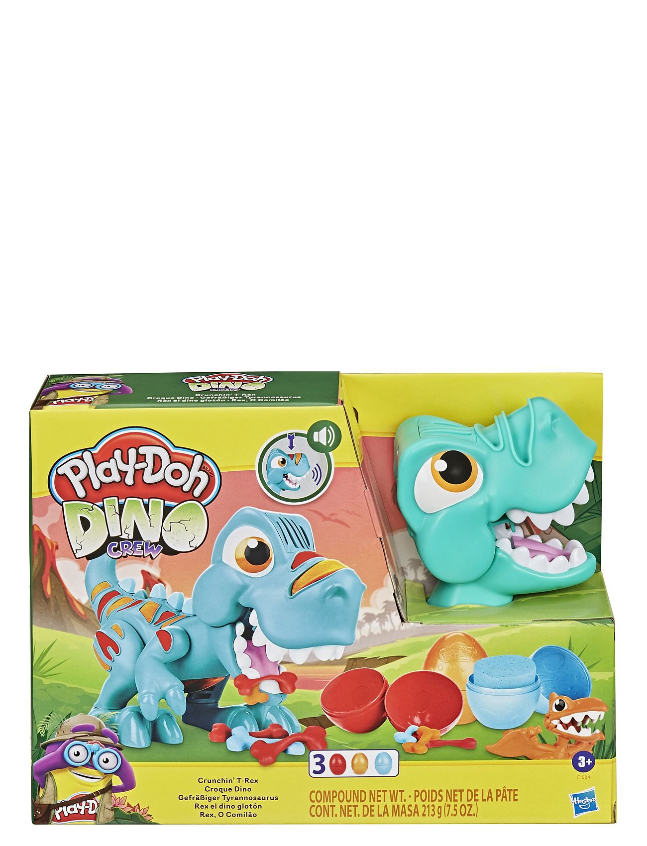 Dino Crew Crunchin' T-Rex Toys Creativity Drawing & Crafts Craft Play Dough Multi/patterned Play Doh