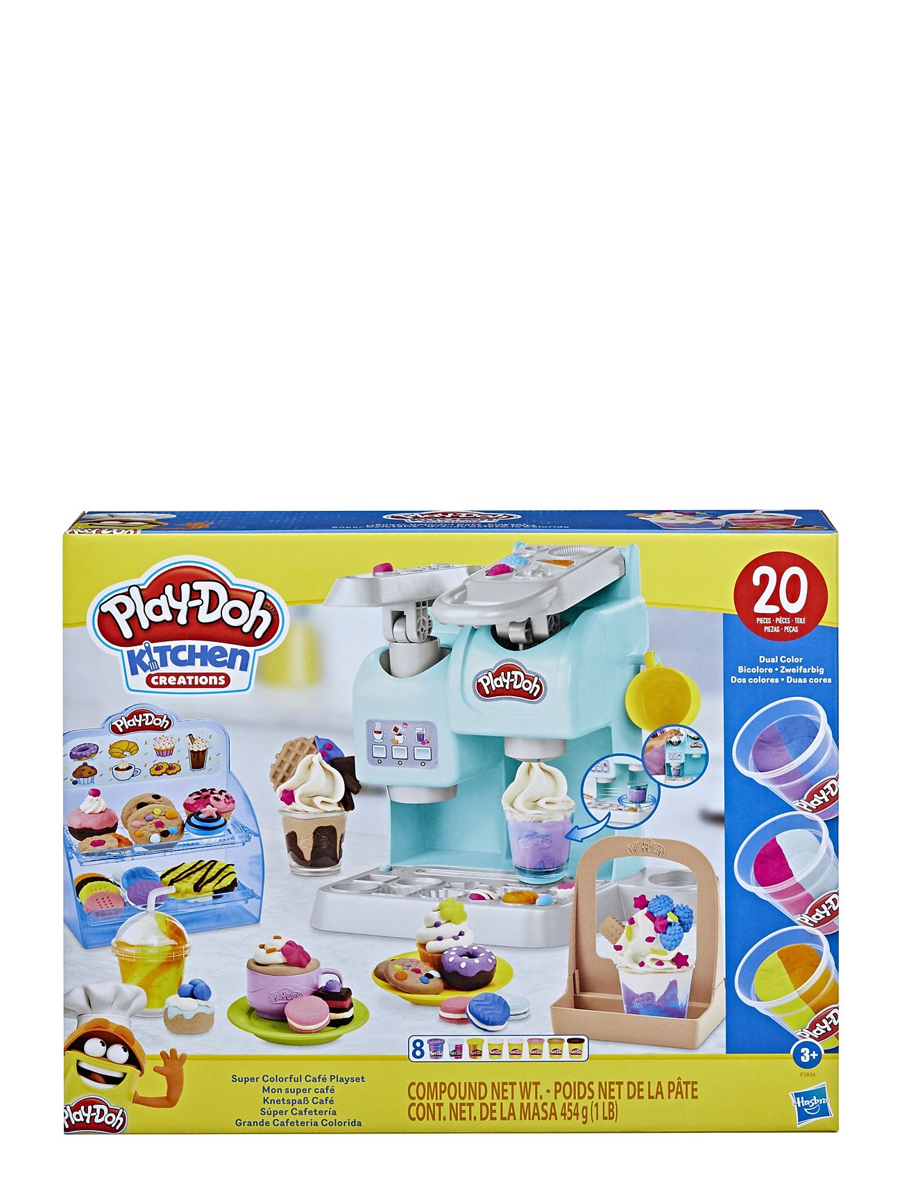 Play Doh Play-Doh Kitchen Creations Super Colorful Cafe Playset Multi/patterned