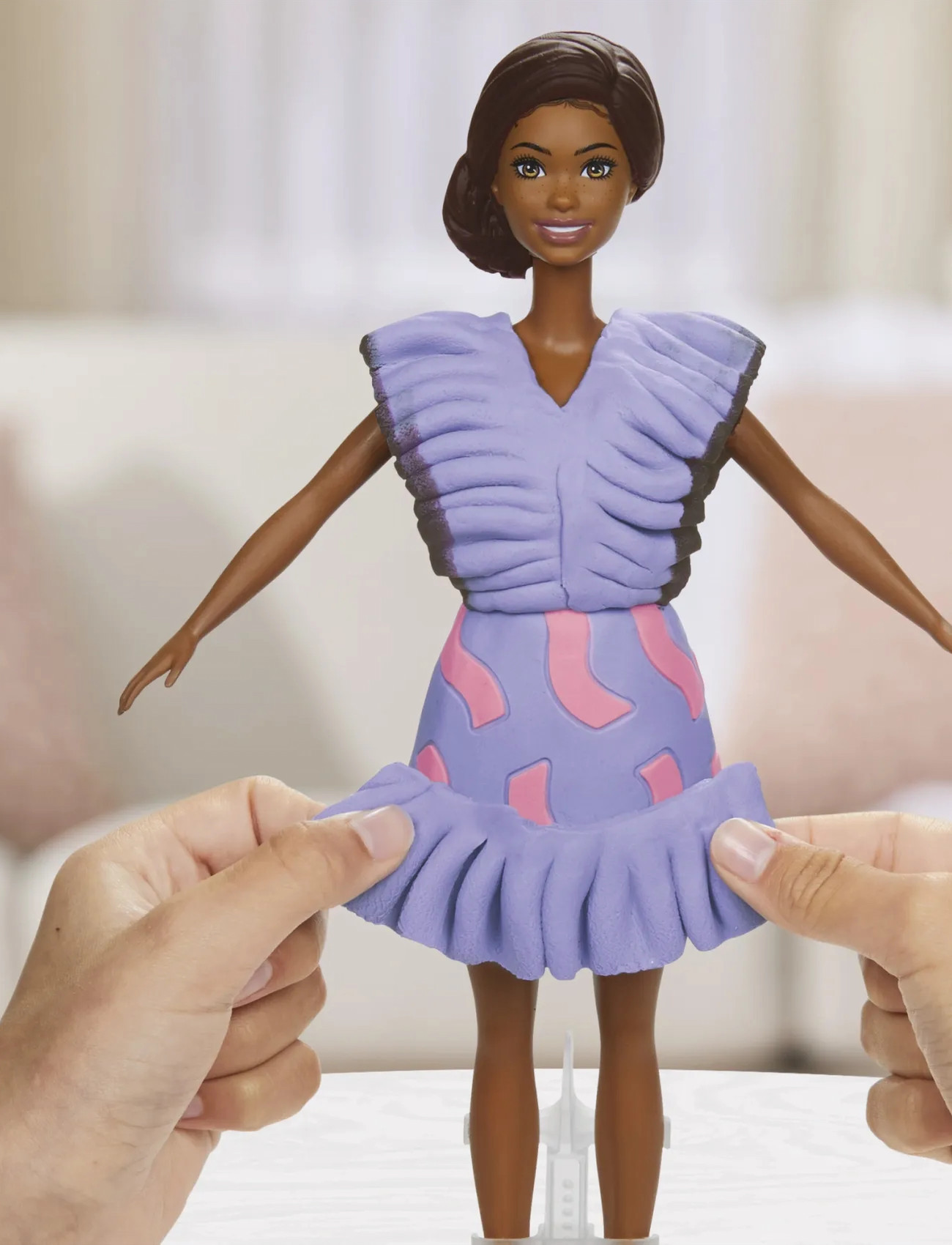 Play Doh Play-Doh Barbie Fashionista Ruffles, One Size, Purple, Håndværk > Legemasse, Børn
