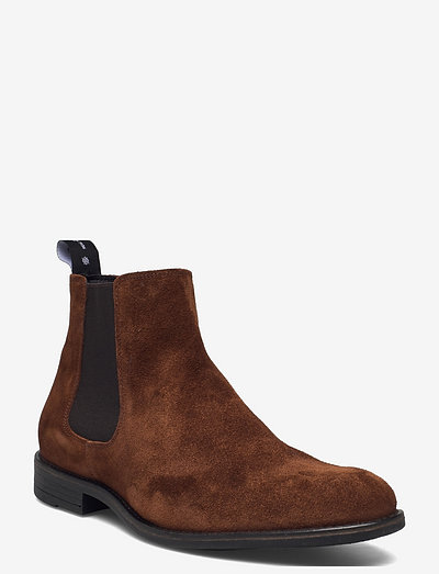 PB10083 - chelsea boots - brown suede
