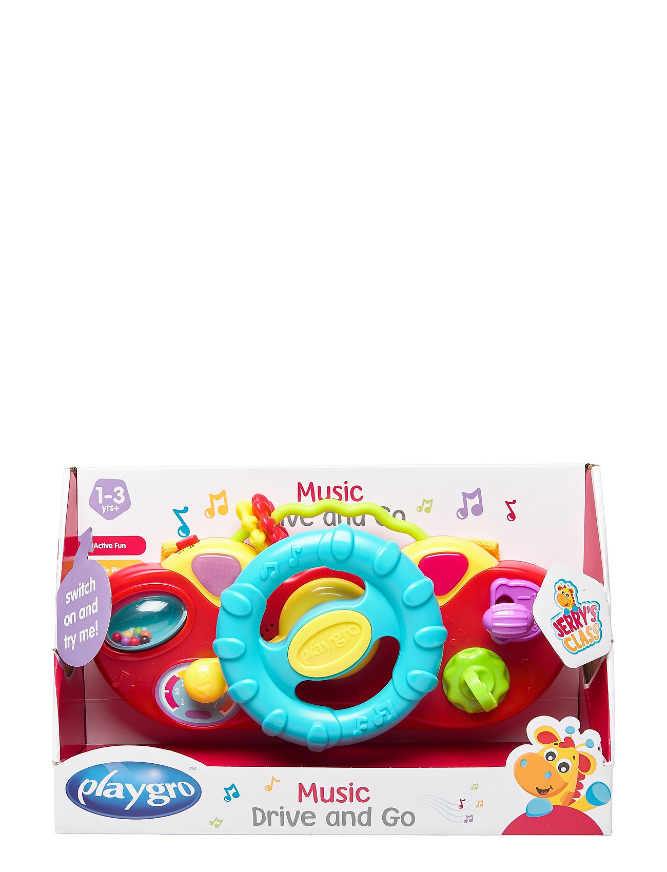 Music Drive And Go Toys Baby Toys Educational Toys Activity Toys Multi/mönstrad Playgro