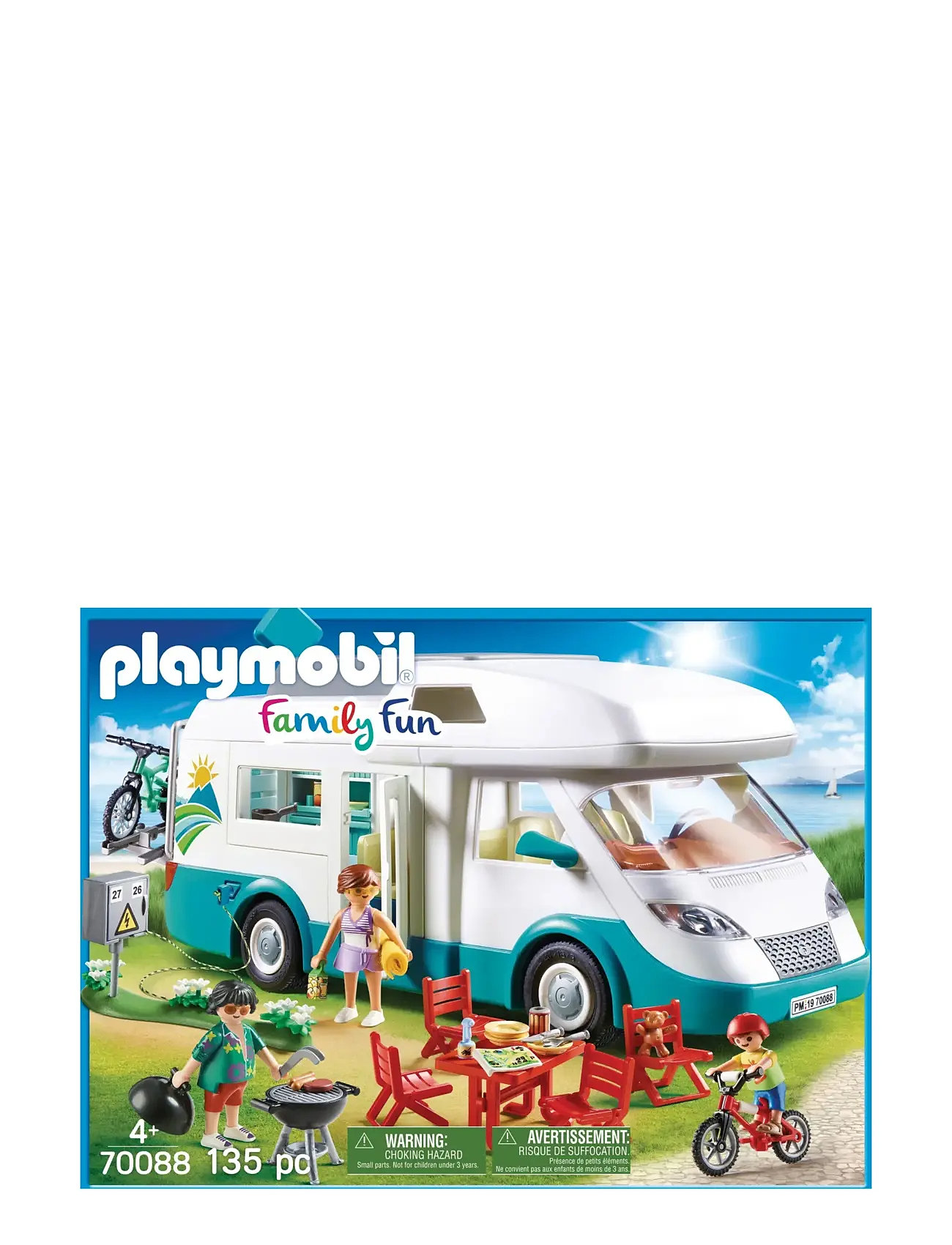 Playmobil Family Fun Autocamper - 70088 Toys Playmobil Toys Playmobil Family Fun Multi/patterned PLAYMOBIL