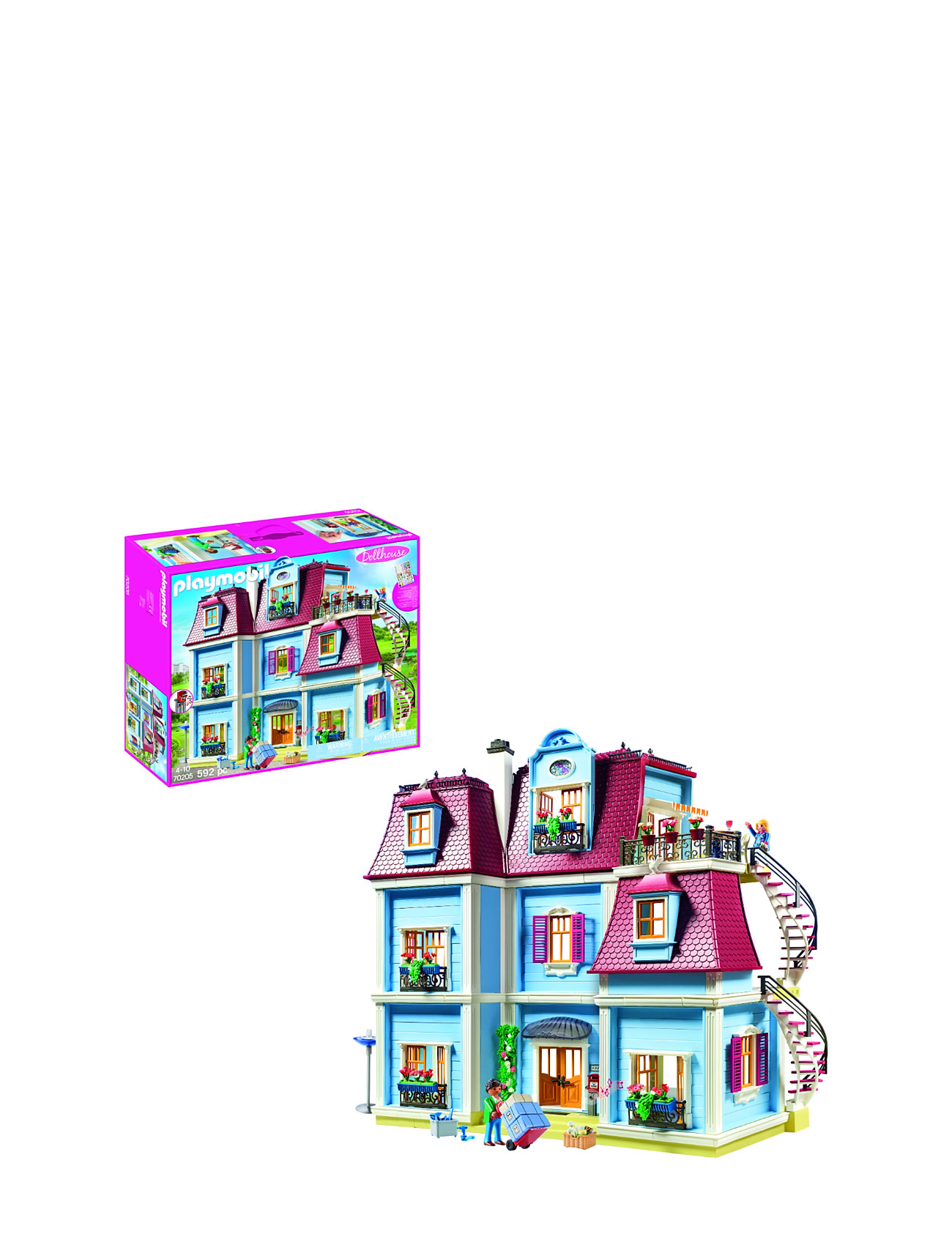 Playmobil Dollhouse Mit Store Dukkehus - 70205 Patterned PLAYMOBIL