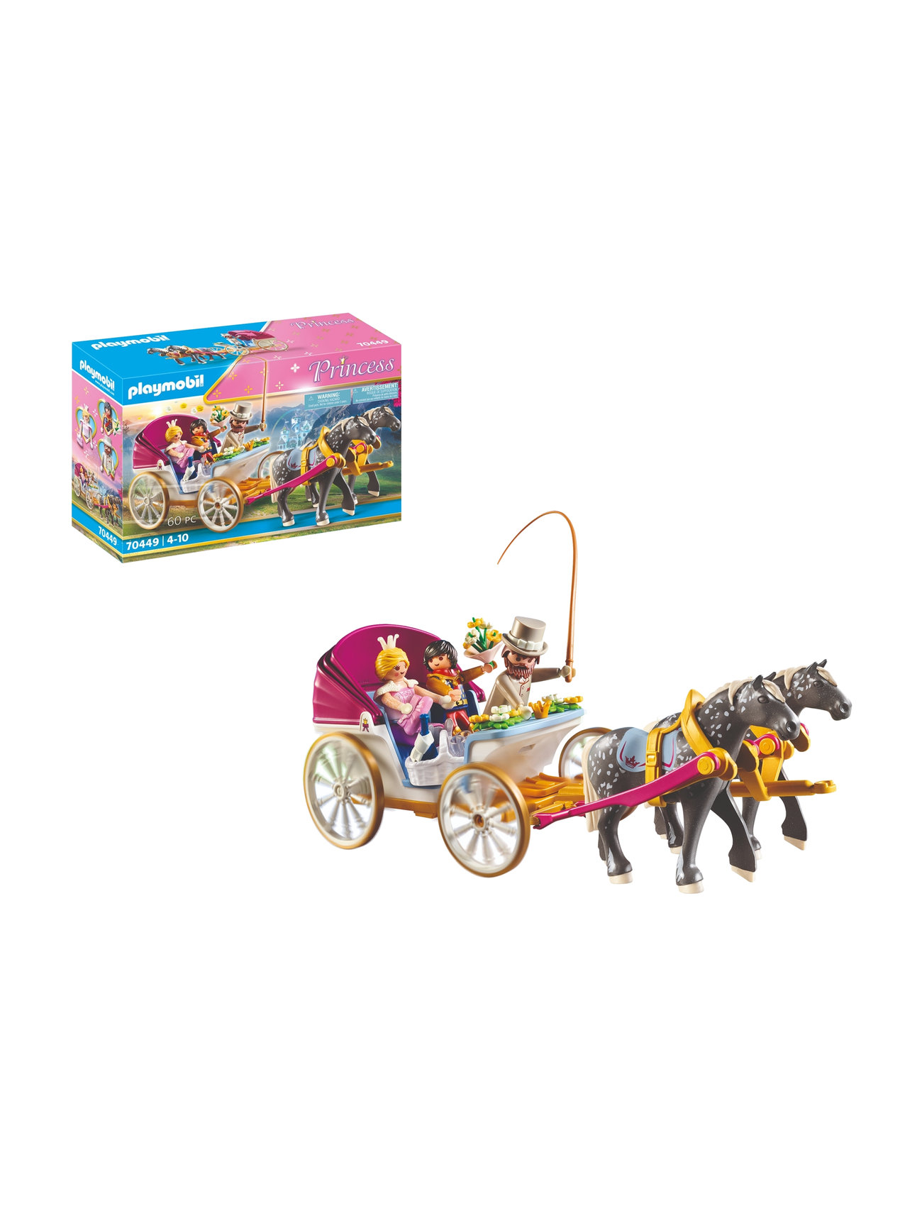 Playmobil Princess Romantisk Hestevogn - 70449 Toys Playmobil Toys Playmobil Princess Multi/patterned PLAYMOBIL