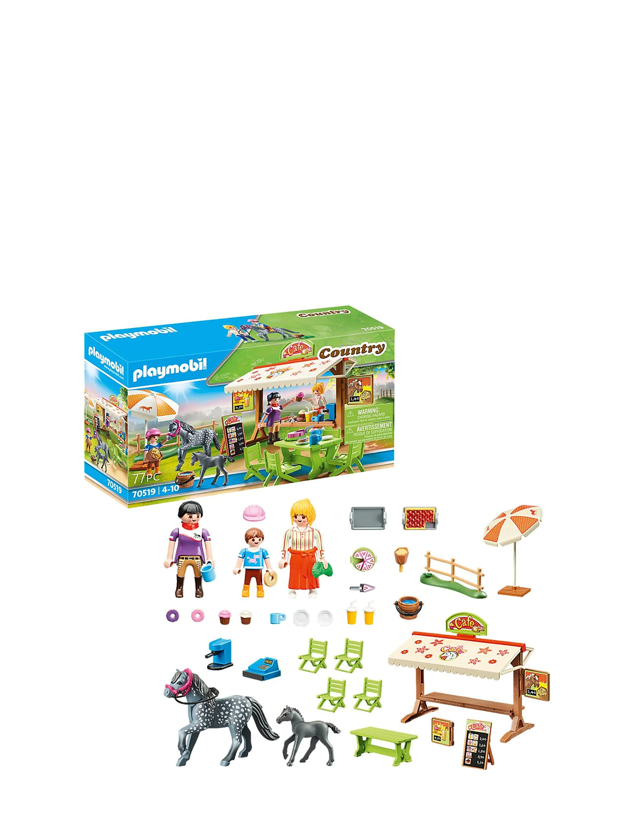 Playmobil Country Pony Café - 70519 Patterned PLAYMOBIL