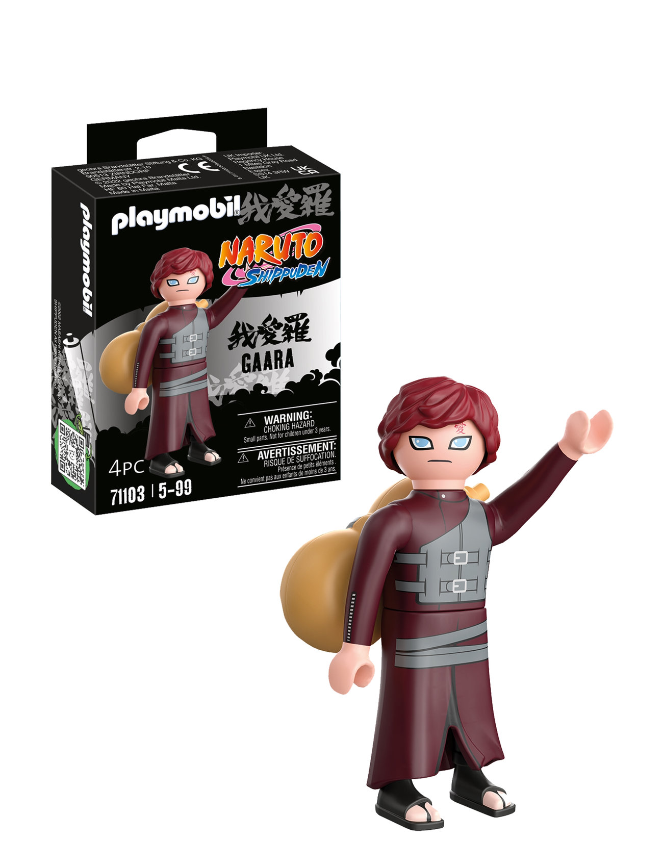 Playmobil Naruto Gaara - 71103 Toys Playmobil Toys Playmobil Naruto Multi/patterned PLAYMOBIL
