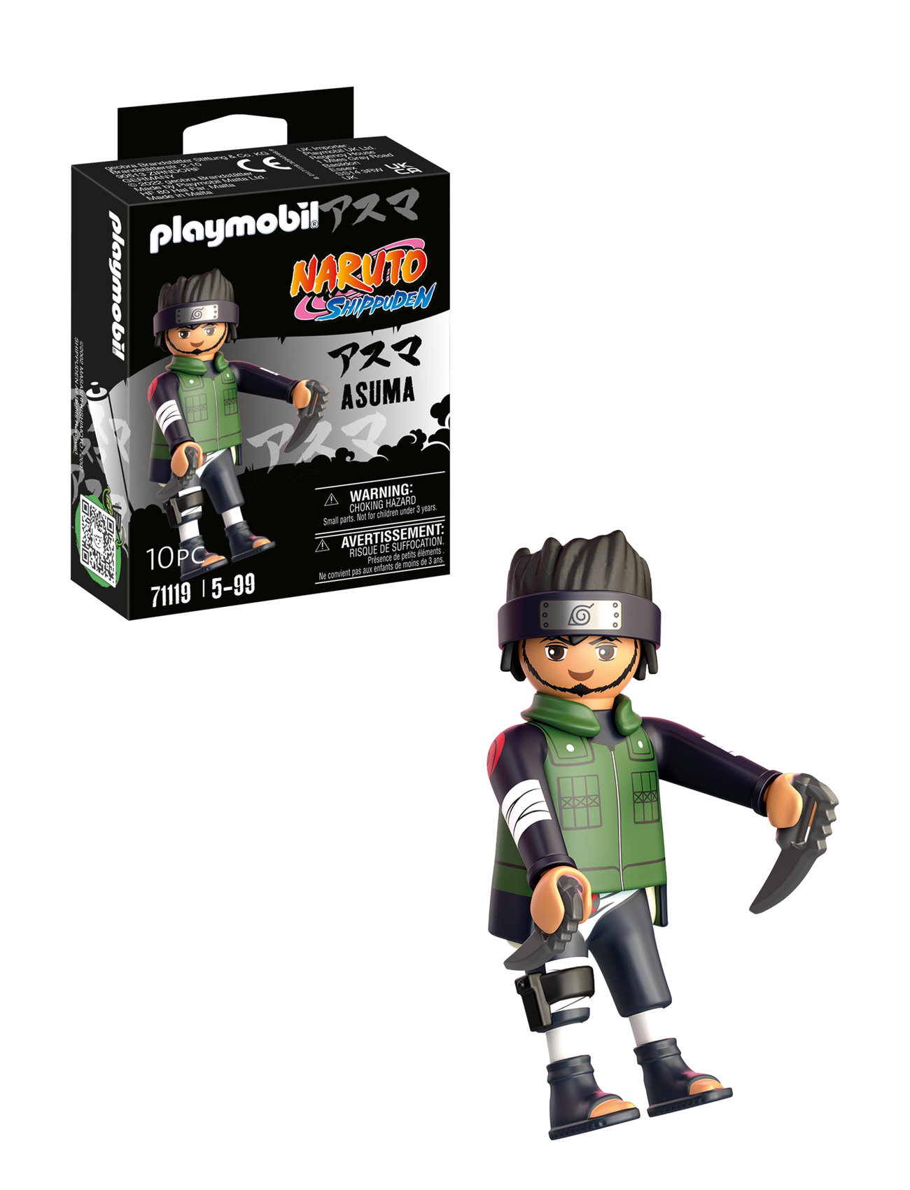 Playmobil Naruto Asuma - 71119 Toys Playmobil Toys Playmobil Naruto Multi/patterned PLAYMOBIL