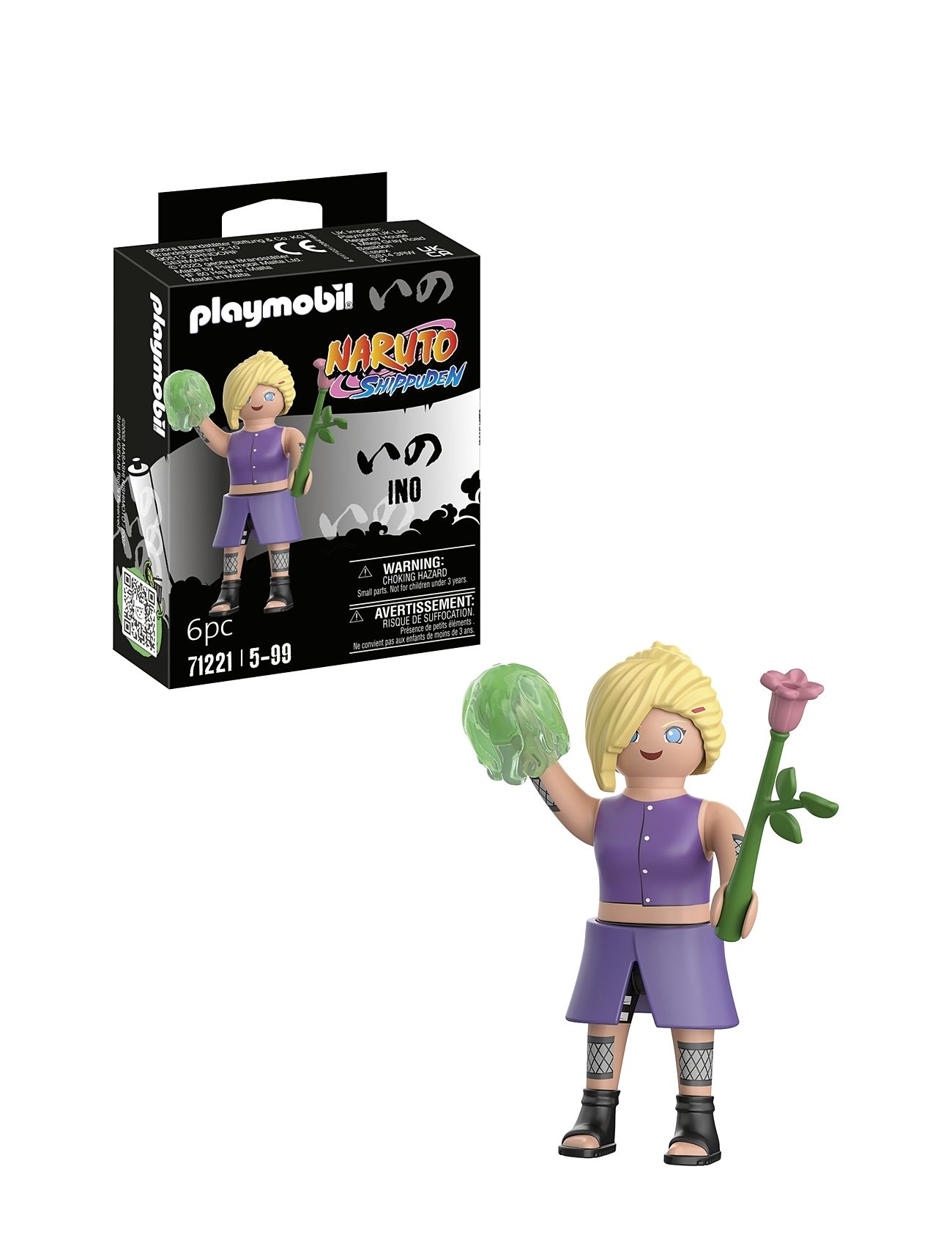 Playmobil Naruto Ino - 71221 Toys Playmobil Toys Playmobil Naruto Multi/patterned PLAYMOBIL