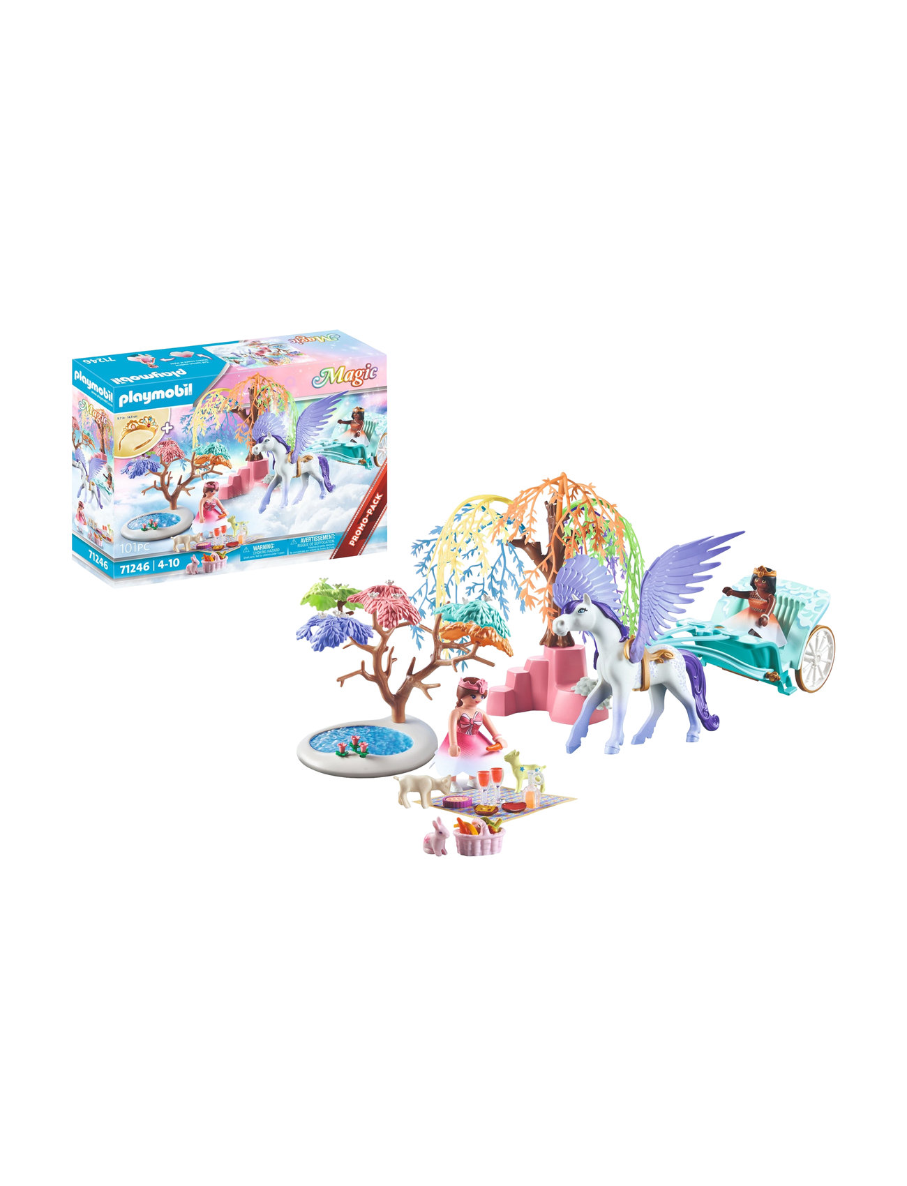 Playmobil Magic Picnic Med Pegasushestevogn - 71246 Toys Playmobil Toys Playmobil Magic Multi/patterned PLAYMOBIL
