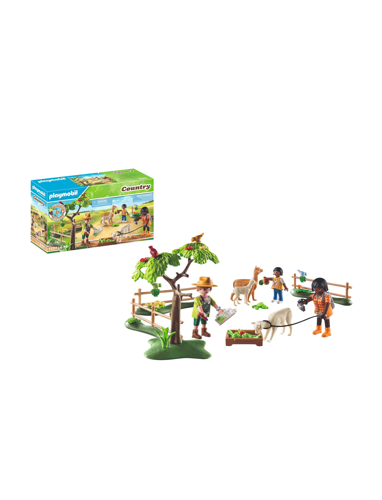 Playmobil Country Alpaka-Vandring - 71251 Toys Playmobil Toys Playmobil Country Multi/patterned PLAYMOBIL