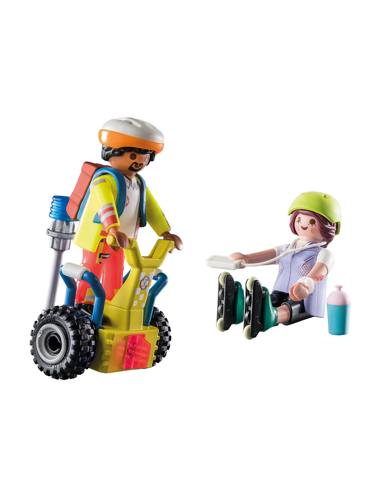 Playmobil City Life Starter Pack Rescue With Balance Racer Building Set  71257