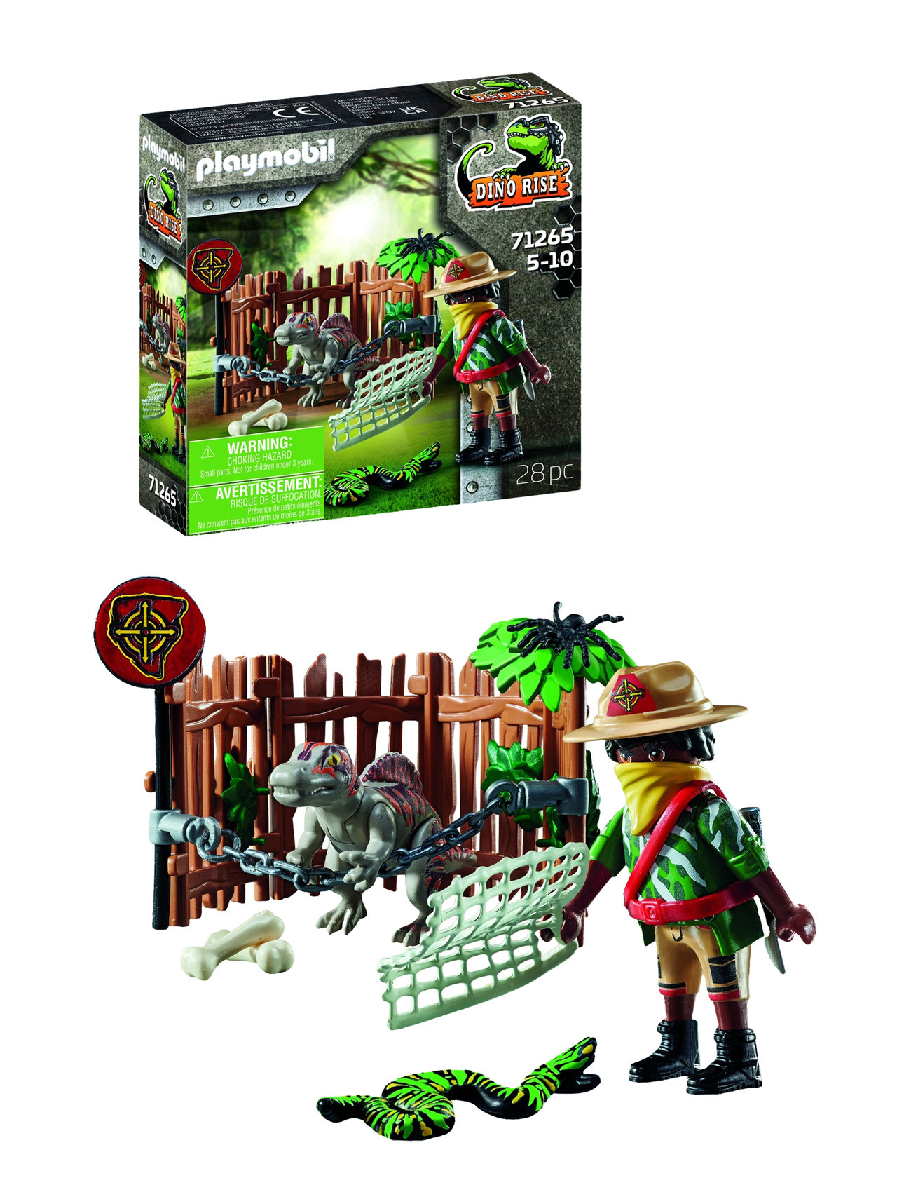 PLAYMOBIL Playmobil Dino Rise Spinosaurus-Unge - 71265 Toys Multi/mønstret PLAYMOBIL*Betinget Tilbud