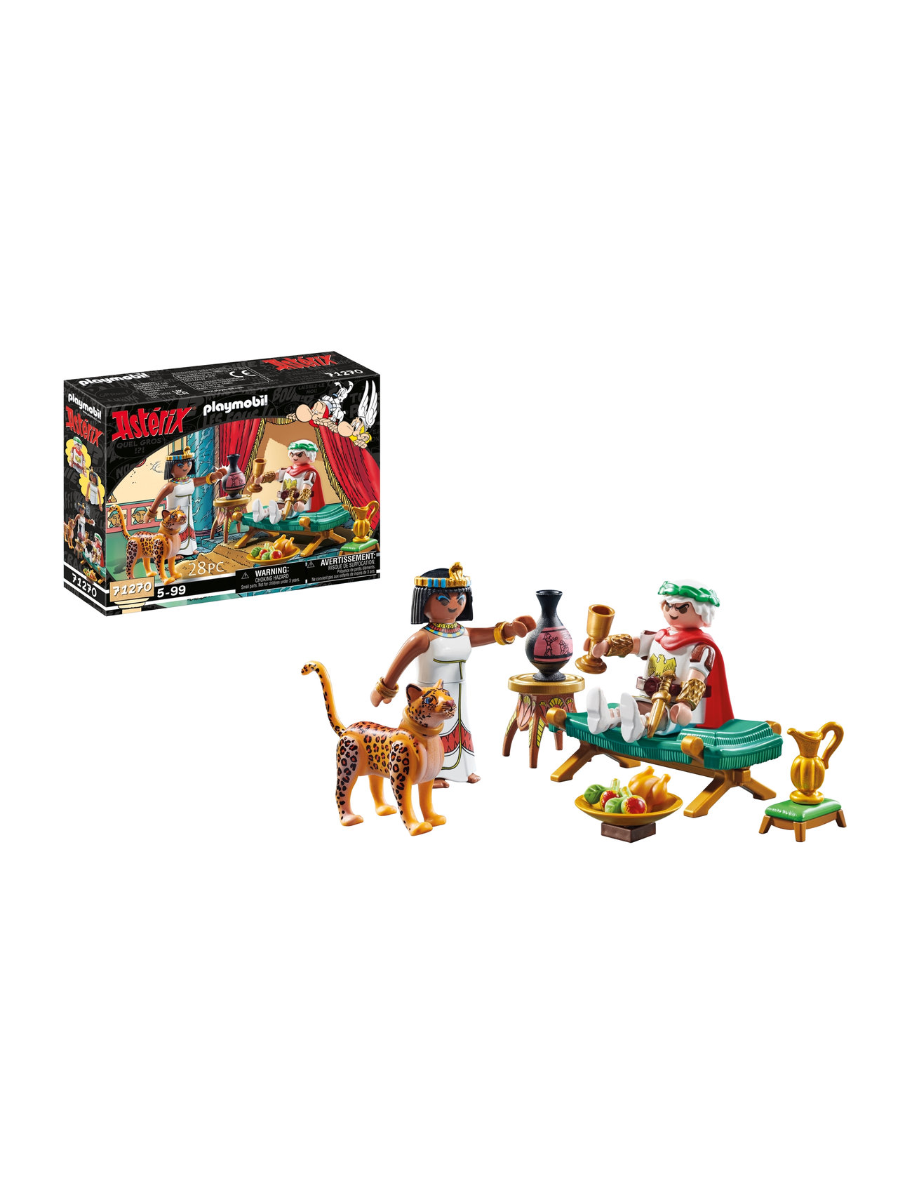 Playmobil Asterix: Cæsar Og Kleopatra - 71270 Toys Playmobil Toys Playmobil Asterix Multi/patterned PLAYMOBIL