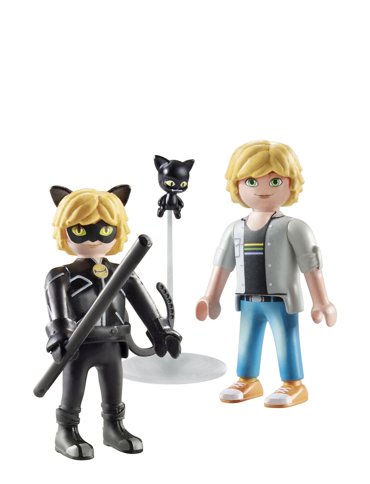 PLAYMOBIL Playmobil Miraculous: Adrien & Cat Noir - 71337 Patterned - One Size - Kinder