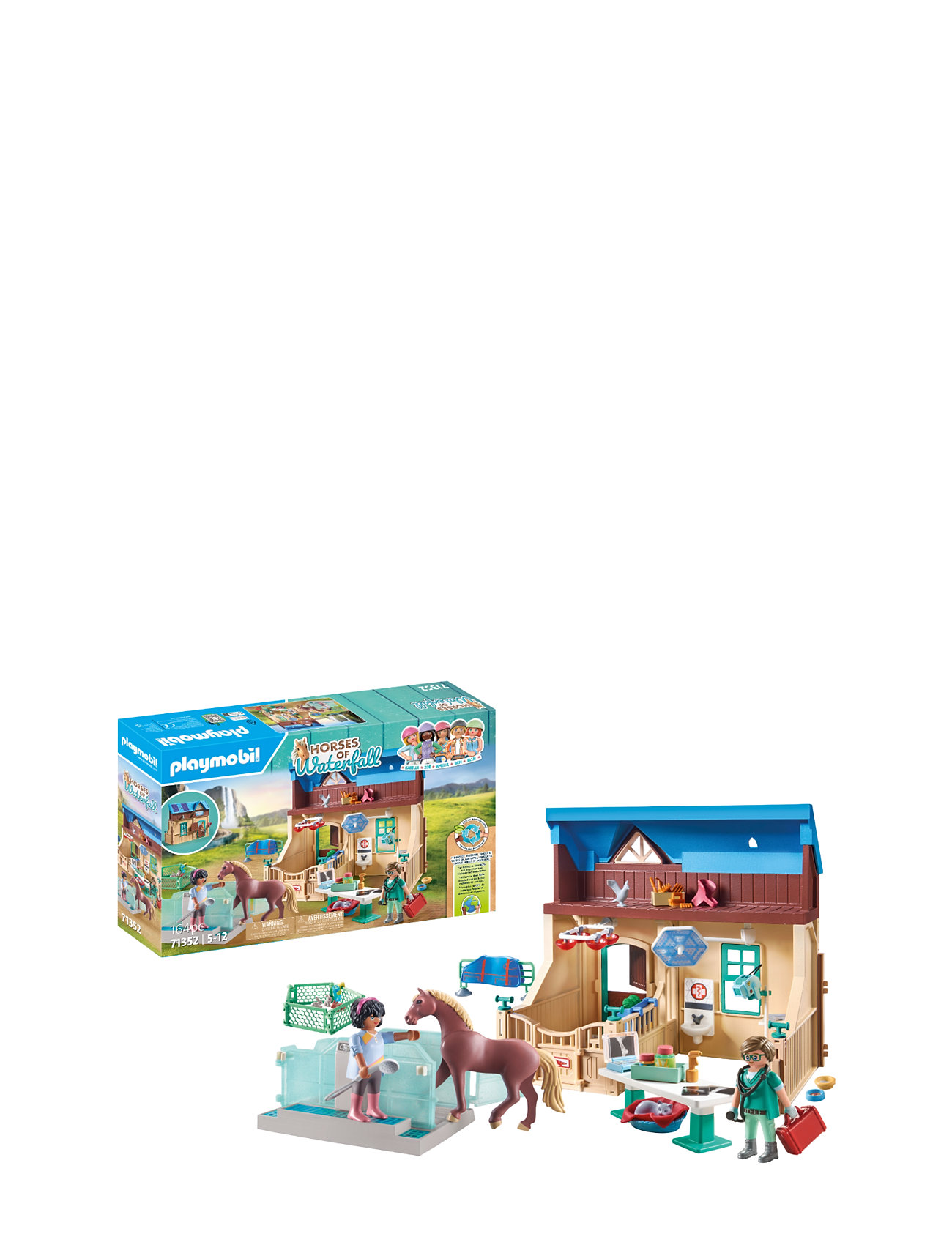 Playmobil Horses Of Waterfall Riding Therapy And Veterinary Practice - 71352 Patterned PLAYMOBIL