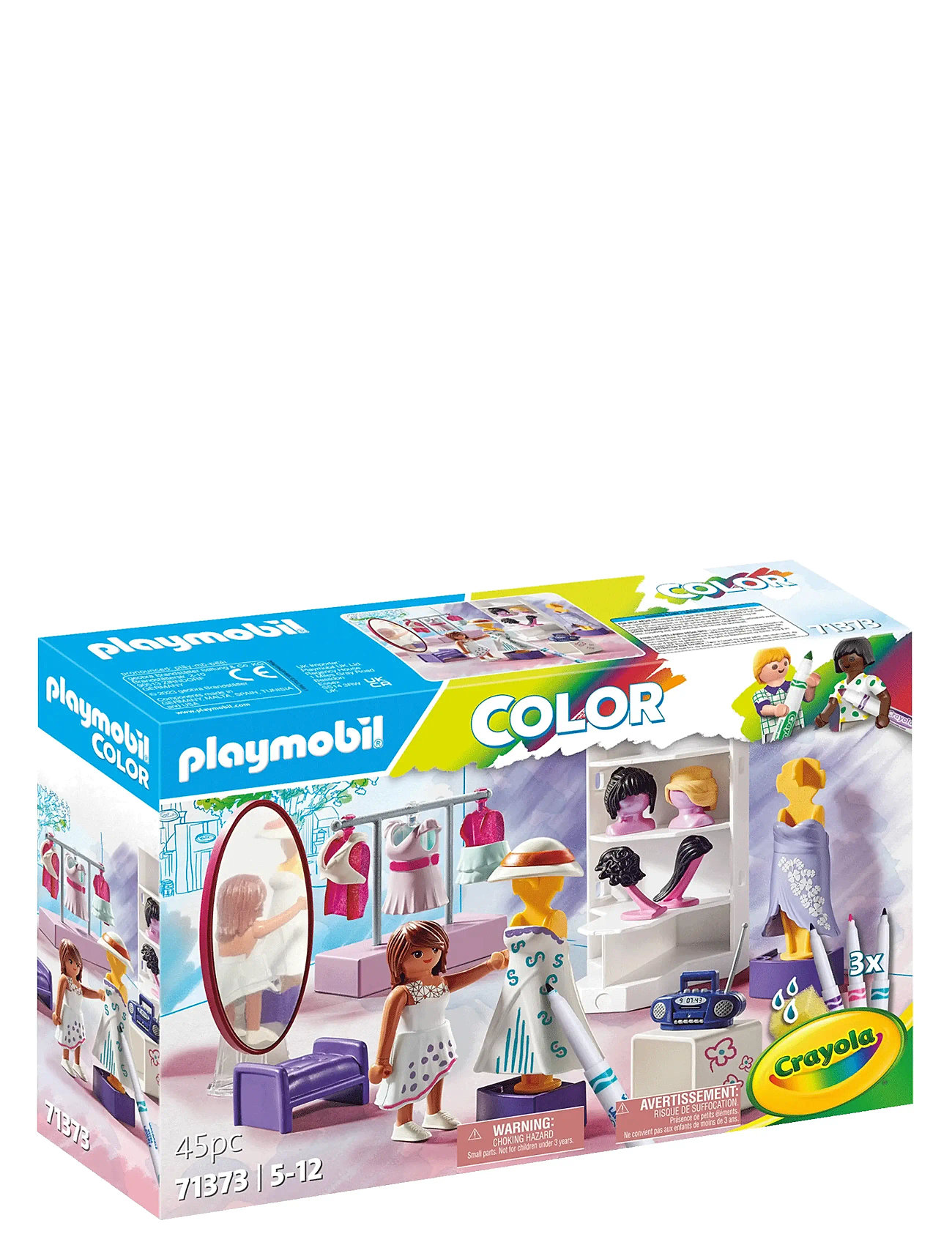 Playmobil Color: Mode-Designsæt - 71373 Toys Playmobil Toys Playmobil Color Multi/patterned PLAYMOBIL