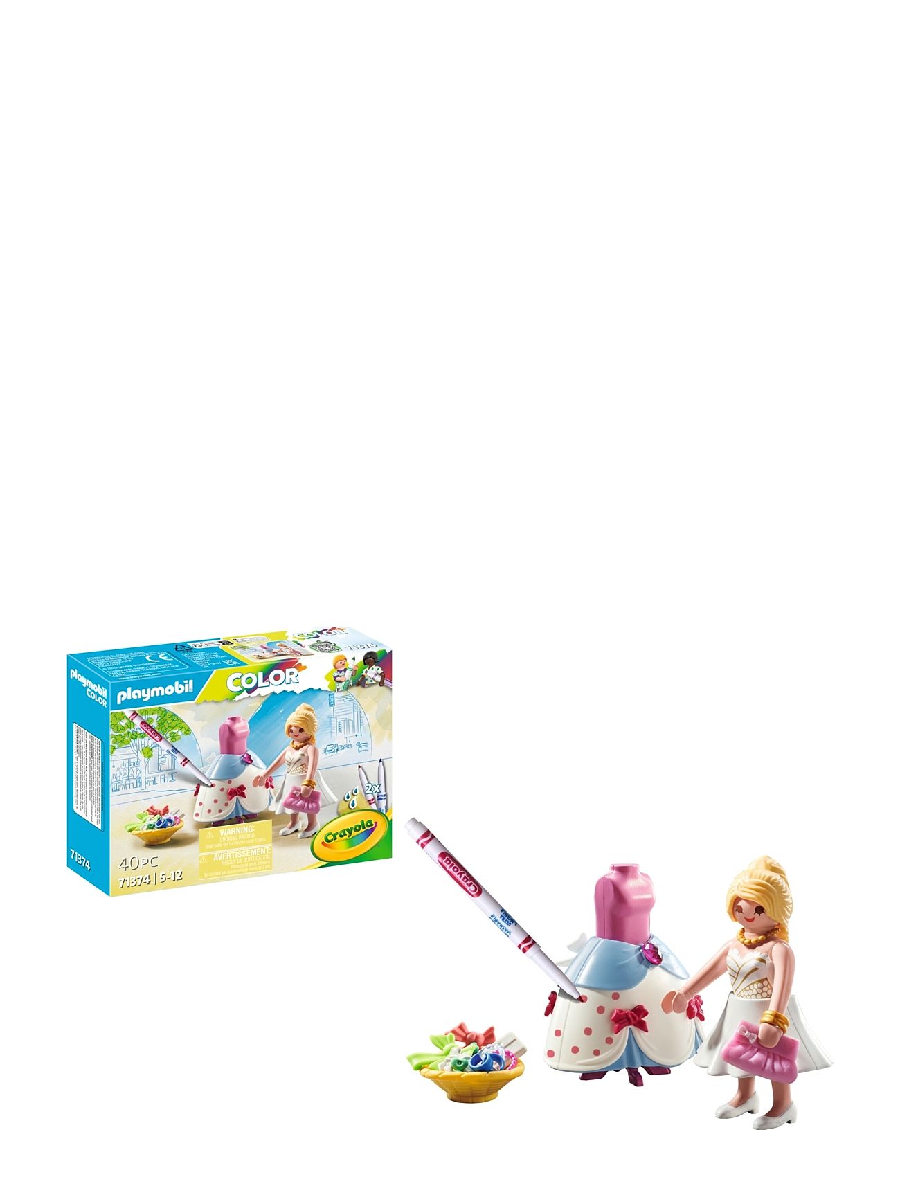 Playmobil Color: Modekjole - 71374 Toys Playmobil Toys Playmobil Color Multi/patterned PLAYMOBIL