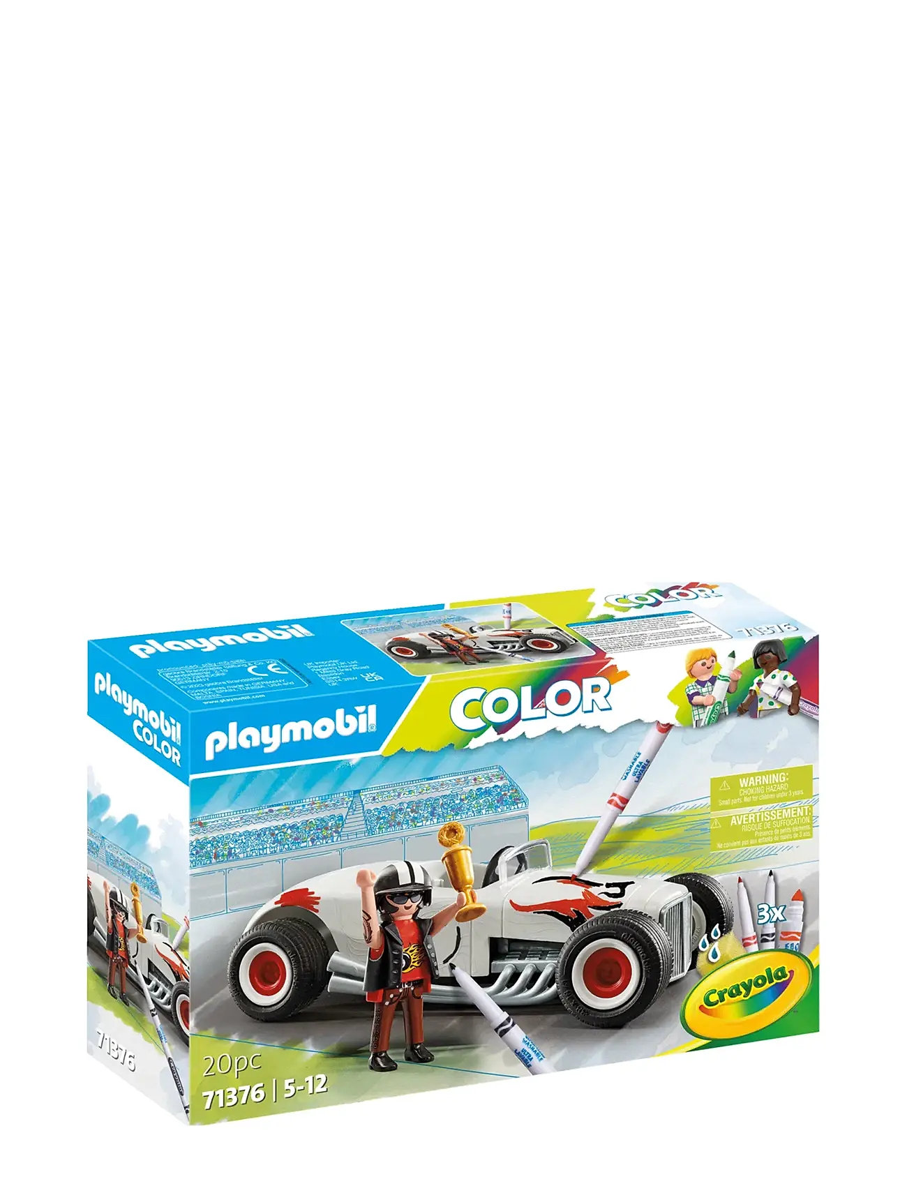 Playmobil Color: Racerbil - 71376 Toys Playmobil Toys Playmobil Color Multi/patterned PLAYMOBIL