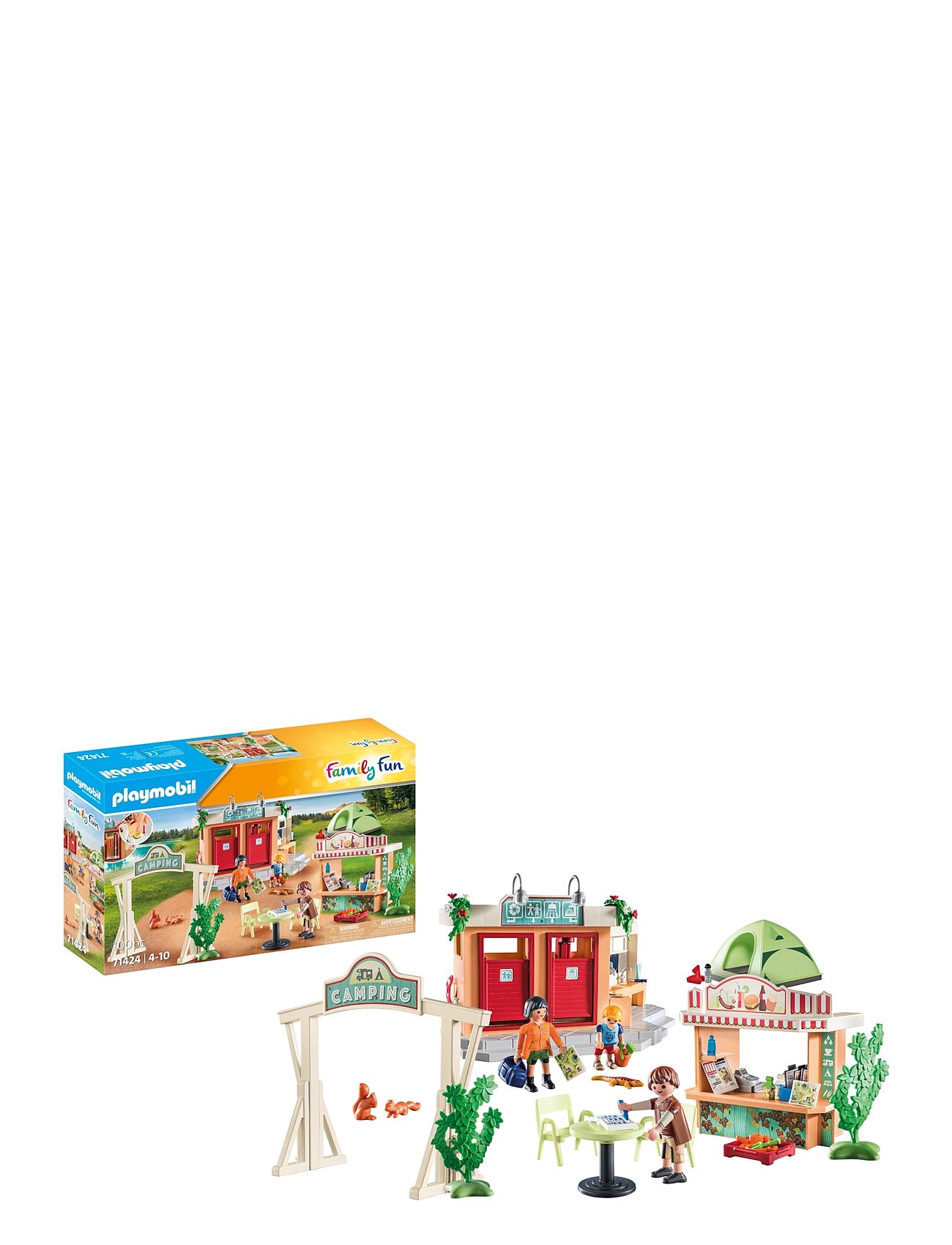 Playmobil Family Fun Campingplads - 71424 Toys Playmobil Toys Playmobil Family Fun Multi/patterned PLAYMOBIL