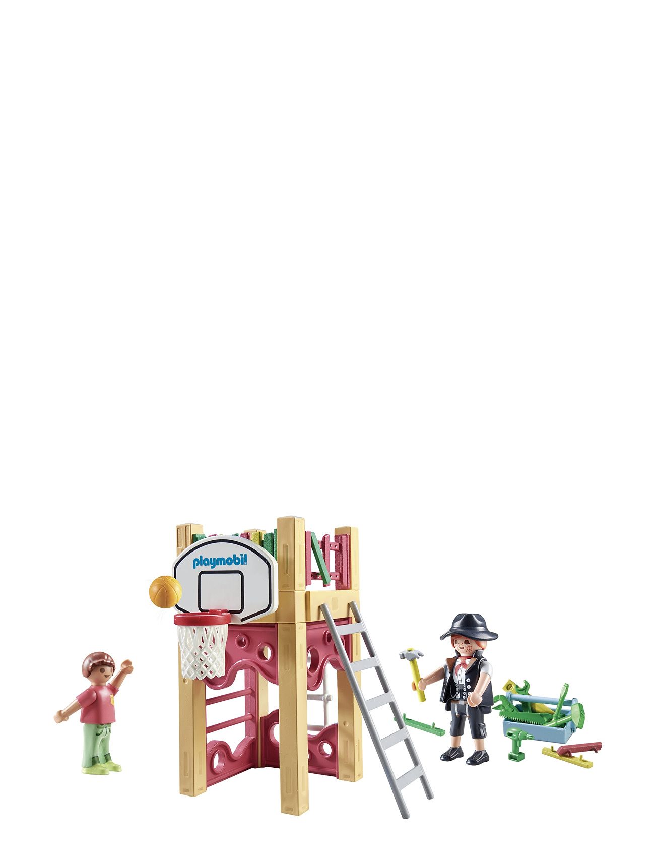 Playmobil Starter Packs Tømrer På Turné - 71475 Toys Playmobil Toys Playmobil Starter Packs Multi/patterned PLAYMOBIL