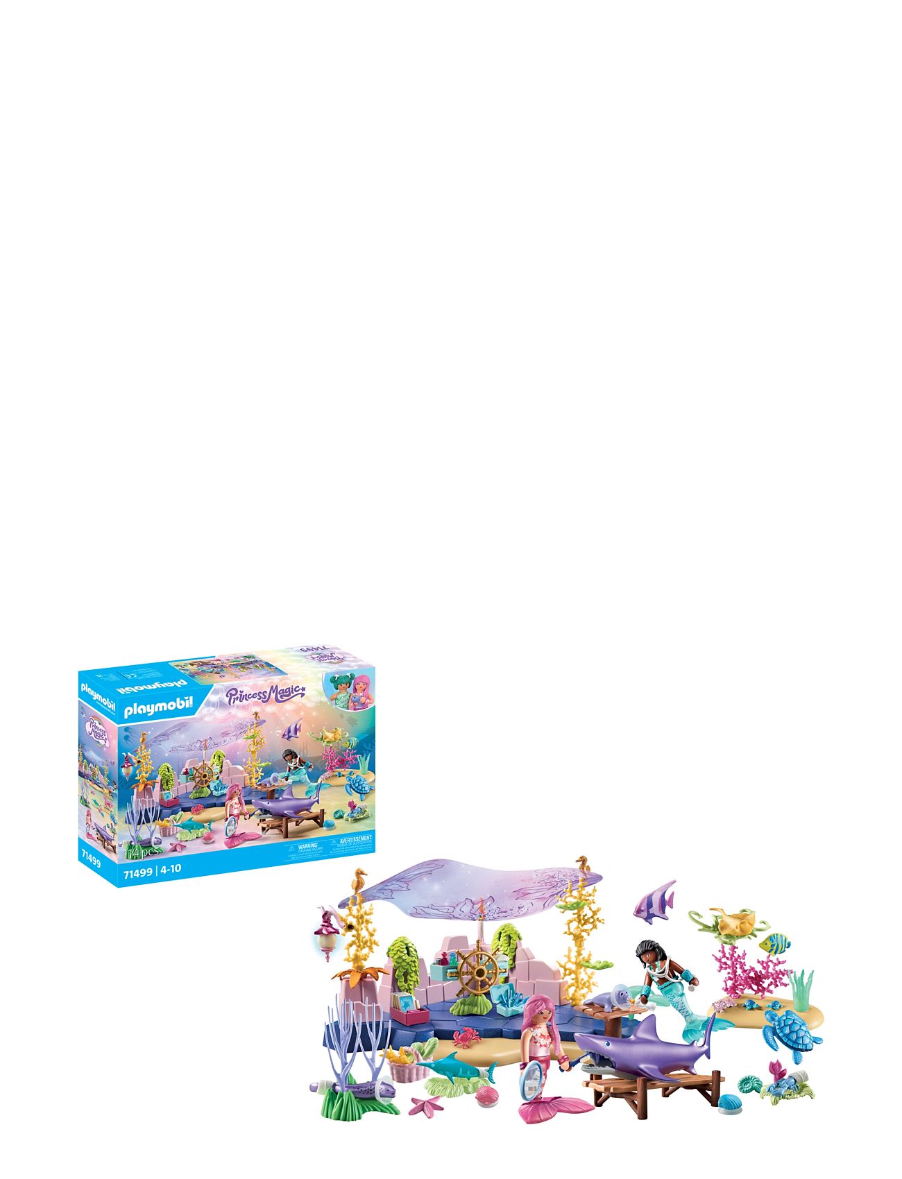 Playmobil Princess Magic Havdyrpleje M/ Havfruer - 71499 Toys Playmobil Toys Playmobil Princess Magic Multi/patterned PLAYMOBIL