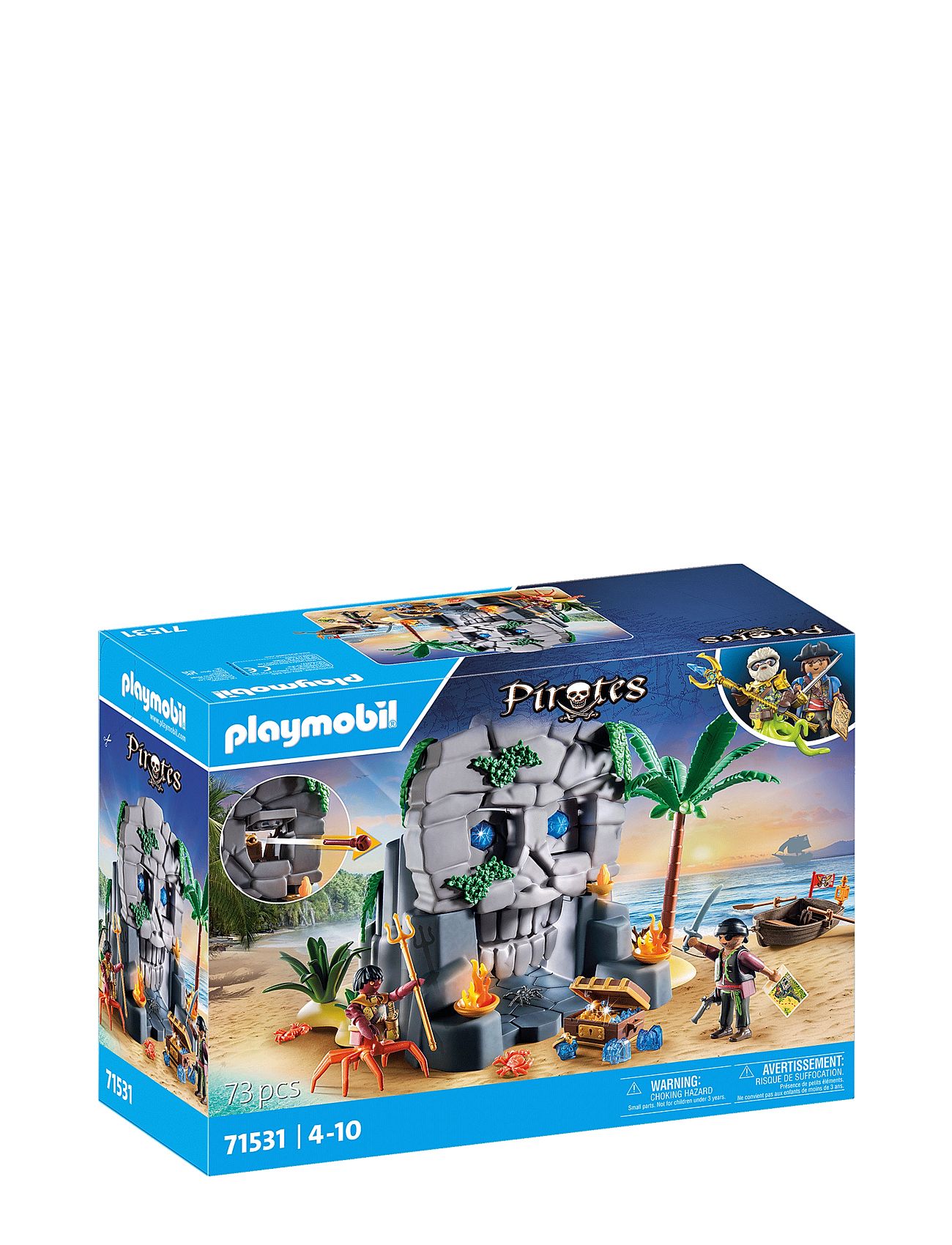Playmobil Pirates Skull Island - 71531 Toys Playmobil Toys Playmobil Pirates Multi/patterned PLAYMOBIL