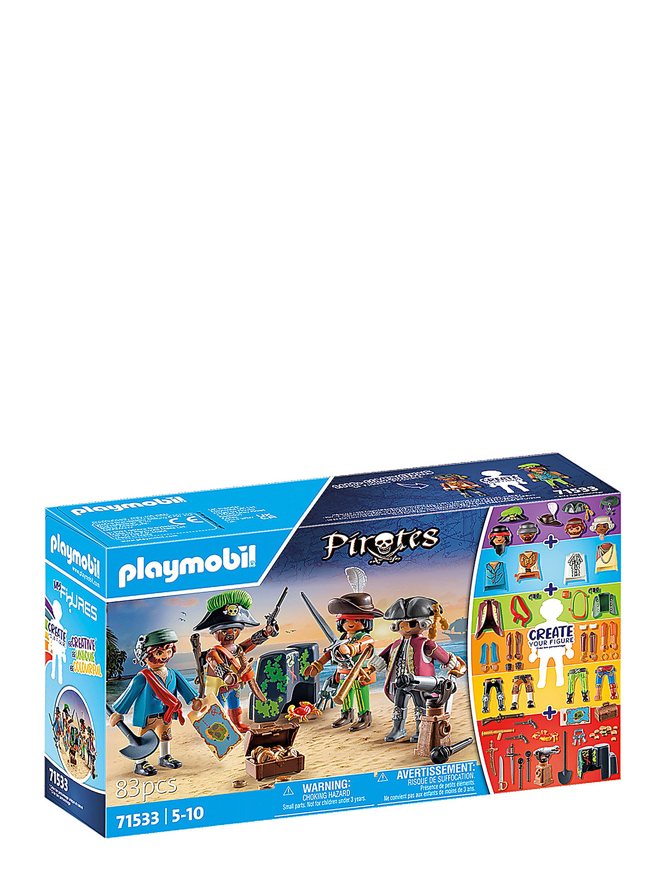 Playmobil Pirates Pirater – My Figures - 71533 Toys Playmobil Toys Playmobil Pirates Multi/patterned PLAYMOBIL