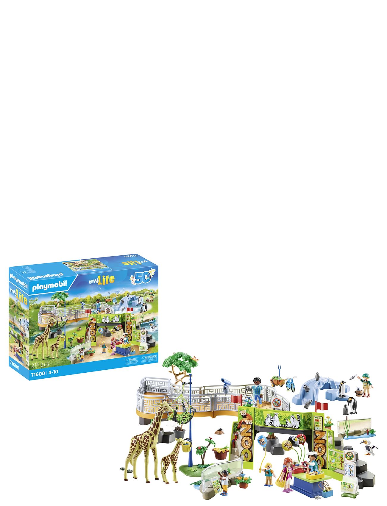 Playmobil My Life 50 Year Anniversary Promo Large City Zoo - 71600 Toys Playmobil Toys Multi/patterned PLAYMOBIL