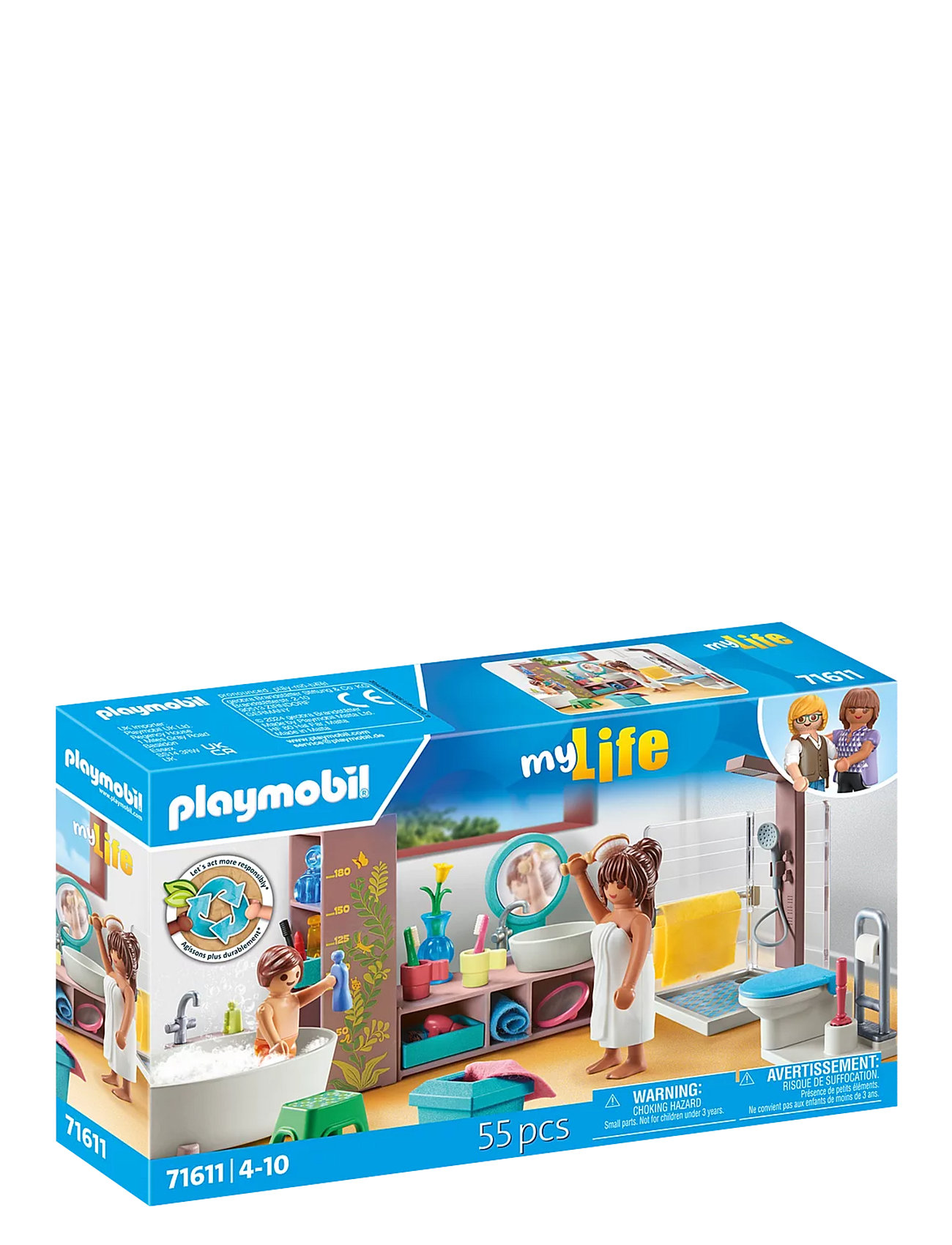 Bathroom Toys Playmobil Toys Playmobil City Life Multi/patterned PLAYMOBIL