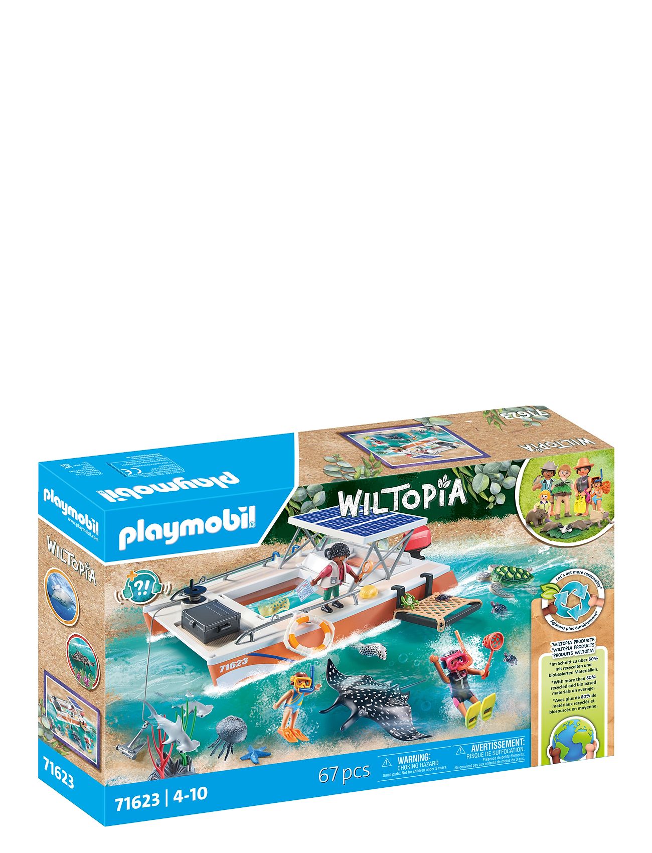 Coral Reef Examination Toys Playmobil Toys Playmobil Wiltopia Multi/patterned PLAYMOBIL