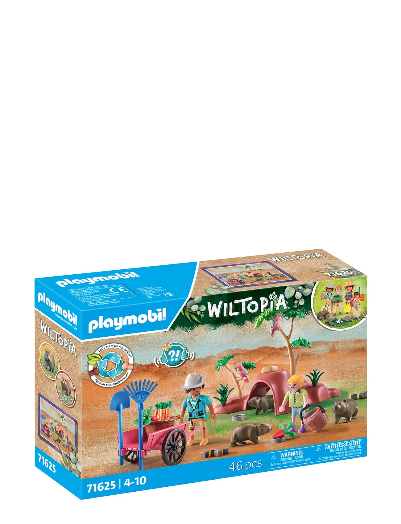 Wombat Shelter Toys Playmobil Toys Playmobil Wiltopia Multi/patterned PLAYMOBIL
