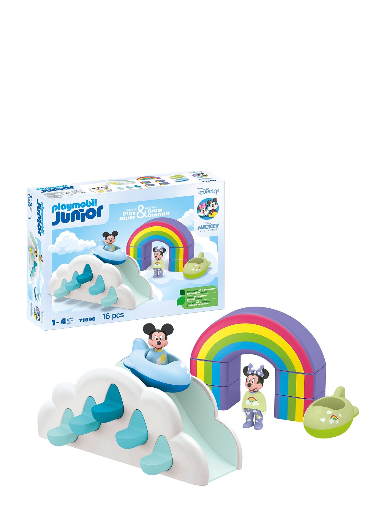 Junior & Disney: Mickey's & Minnie's Cloud Home - 71696 Toys Playmobil Toys Playmobil 1.2.3 & Disney Multi/patterned PLAYMOBIL